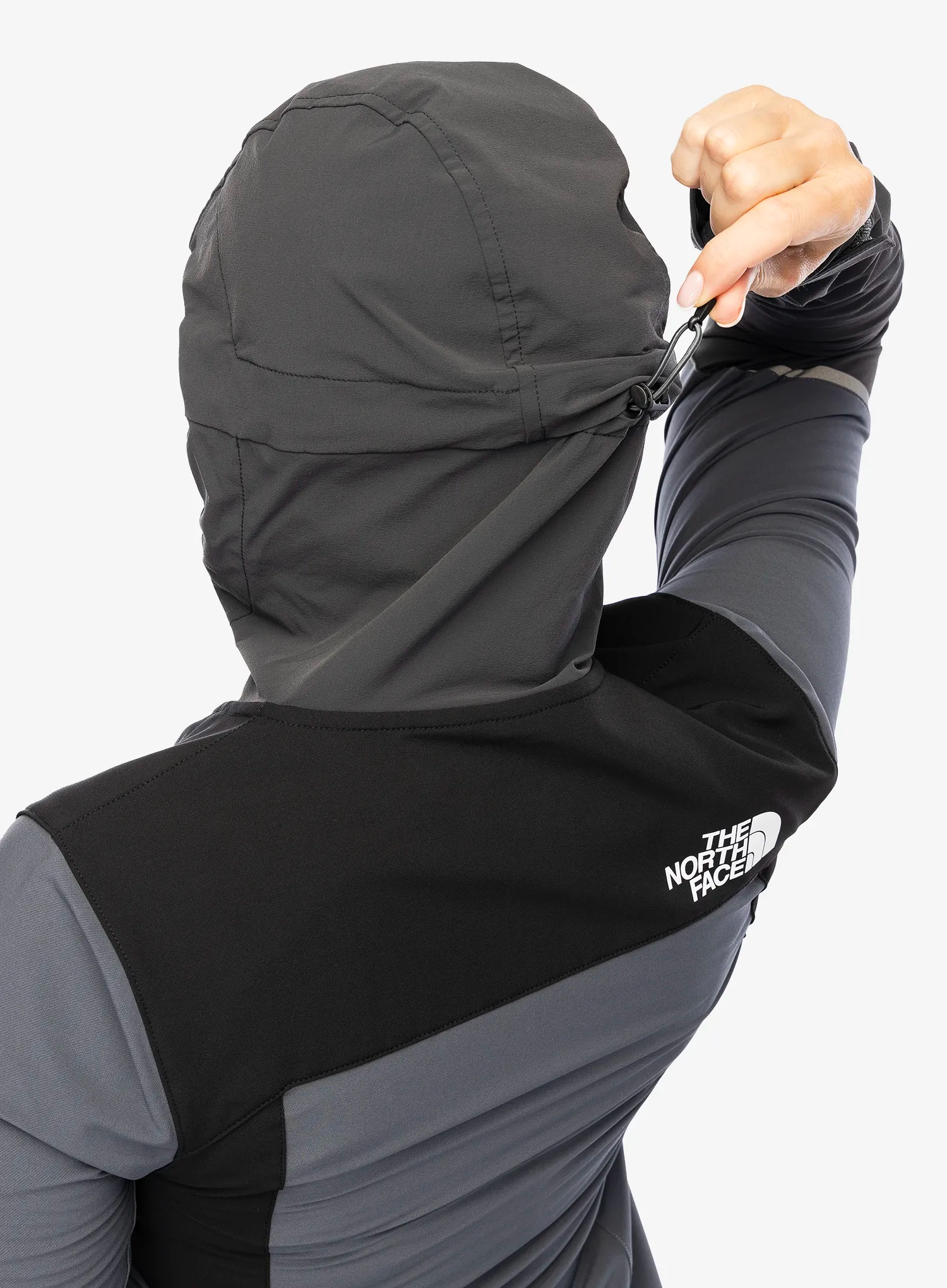 Dámská softshellová bunda The North Face Dawn Turn Hybrid Softshell Jacket - grey/blk