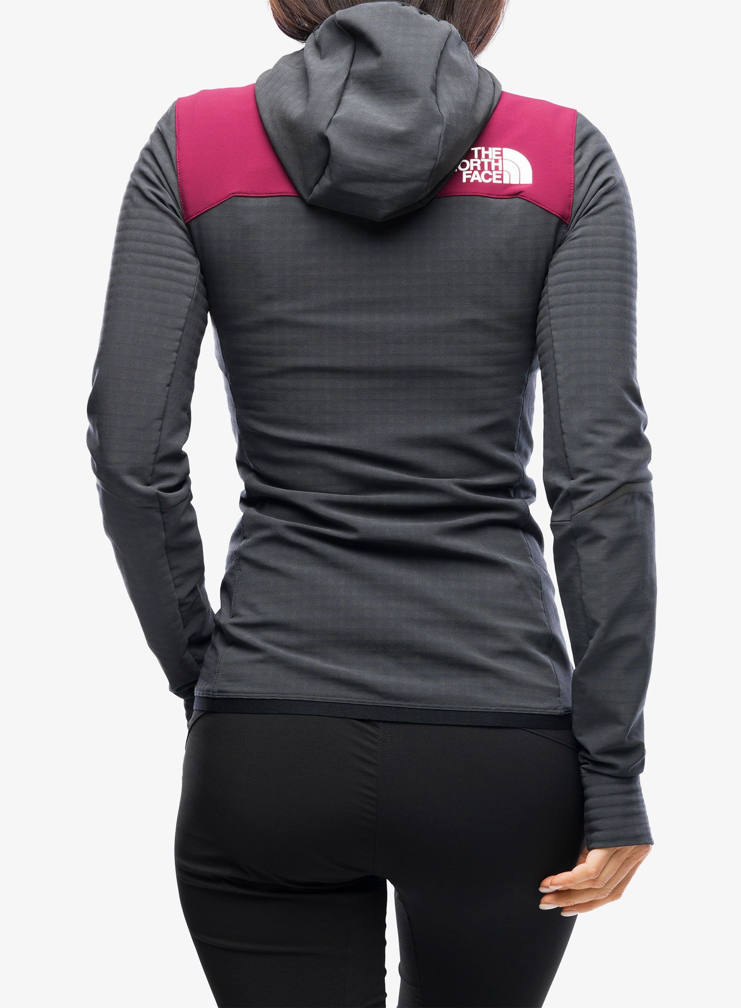 Dámská bunda The North Face Dawn Turn Hybrid Ventrix Midlayer - grey/boysenberry