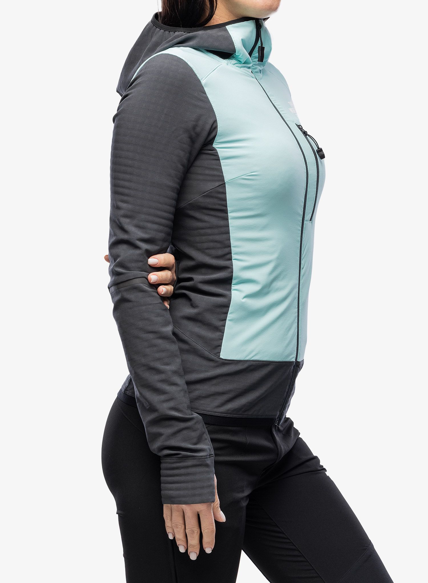 Dámská bunda The North Face Dawn Turn Hybrid Ventrix Midlayer - grey/teal