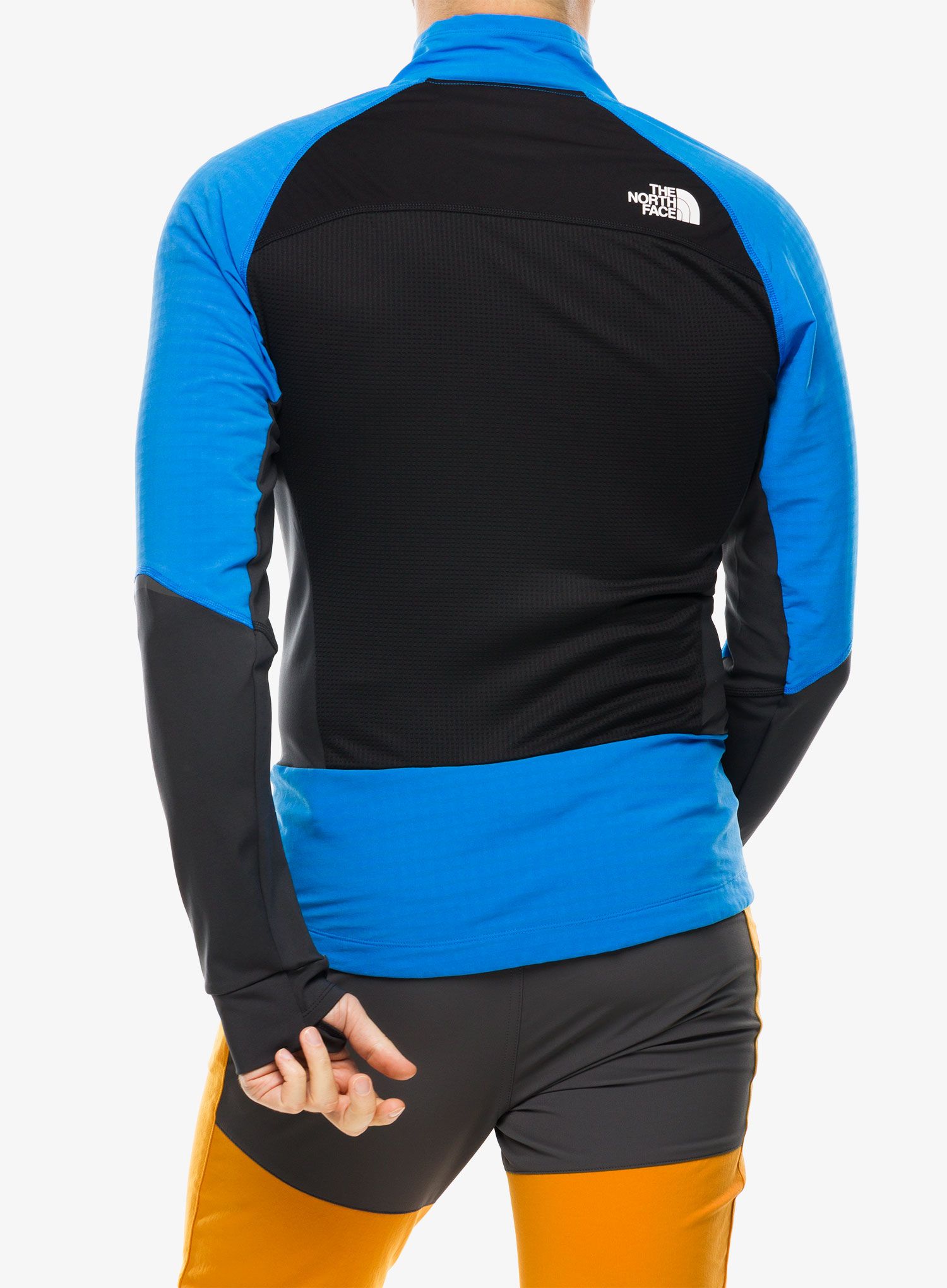Bunda na skialpinismus The North Face Dawn Turn Softshell Fz - black/optic blue