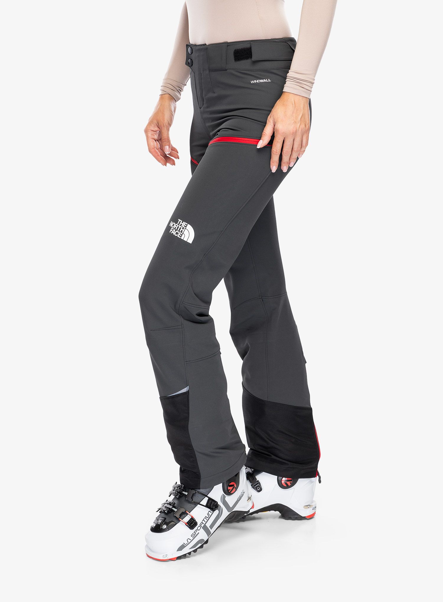 Dámské skialpové kalhoty The North Face Dawn Turn Warm Pant - grey/tnf black