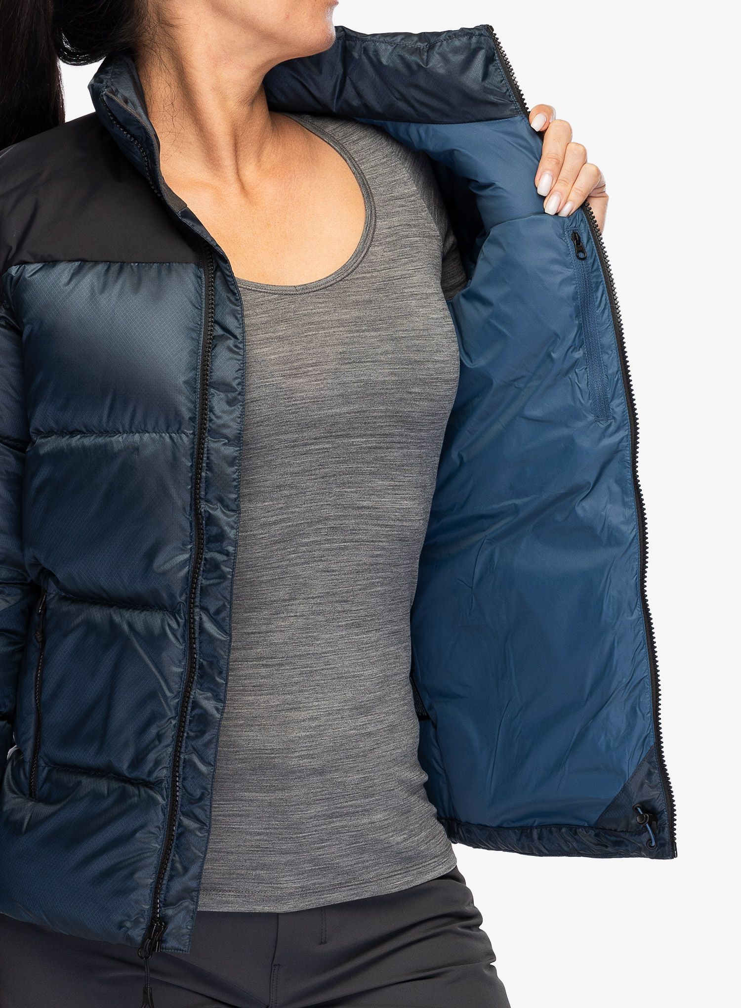 Dámská péřová bunda The North Face Diablo Down 2.0 Jacket - shady blue black heather