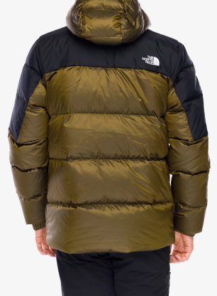 Péřová bunda The North Face Diablo Down 2.0 Hoodie - moss green black heather/black