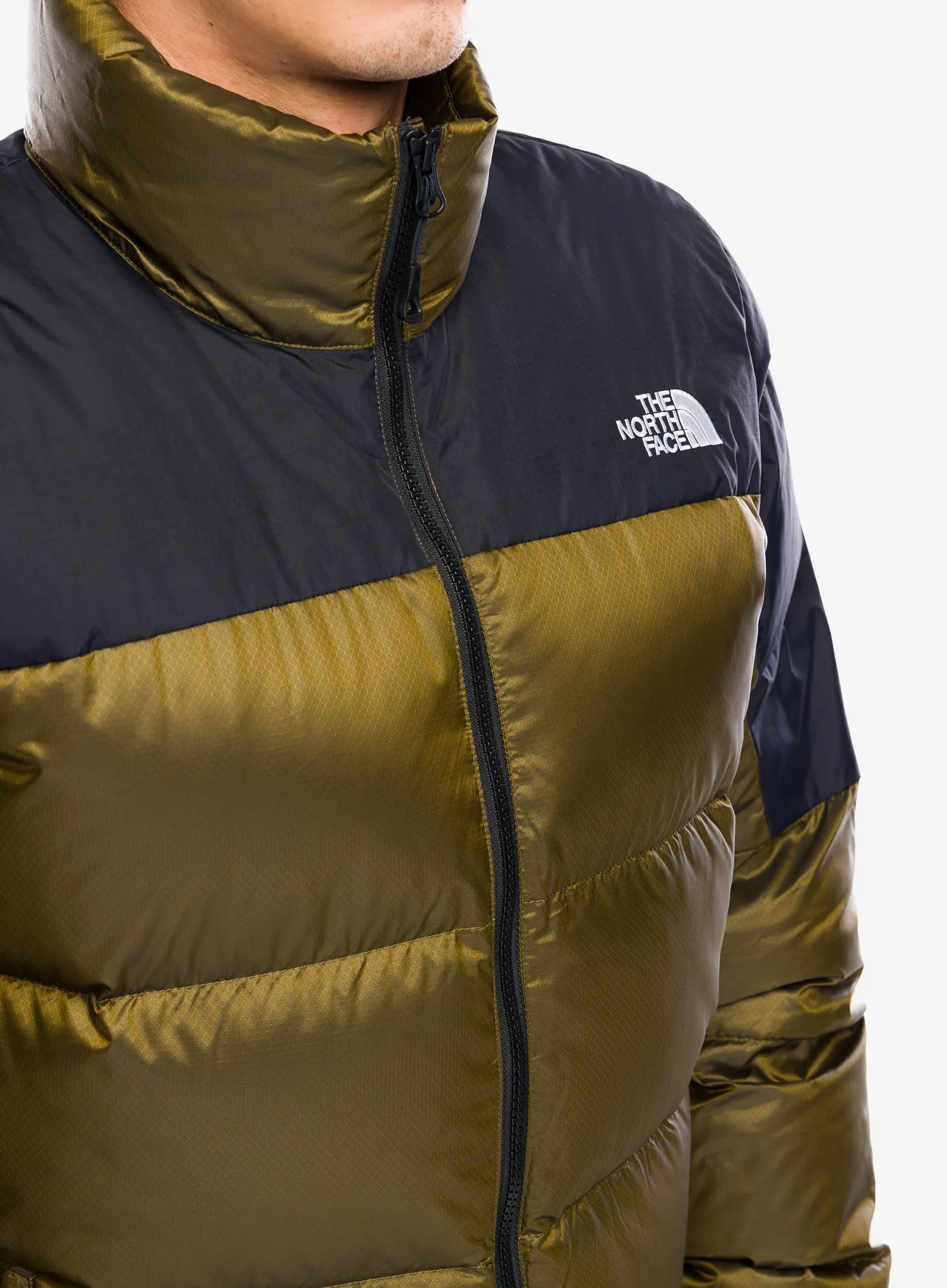 Péřová bunda The North Face Diablo Down 2.0 Jacket - moss green black heather/black