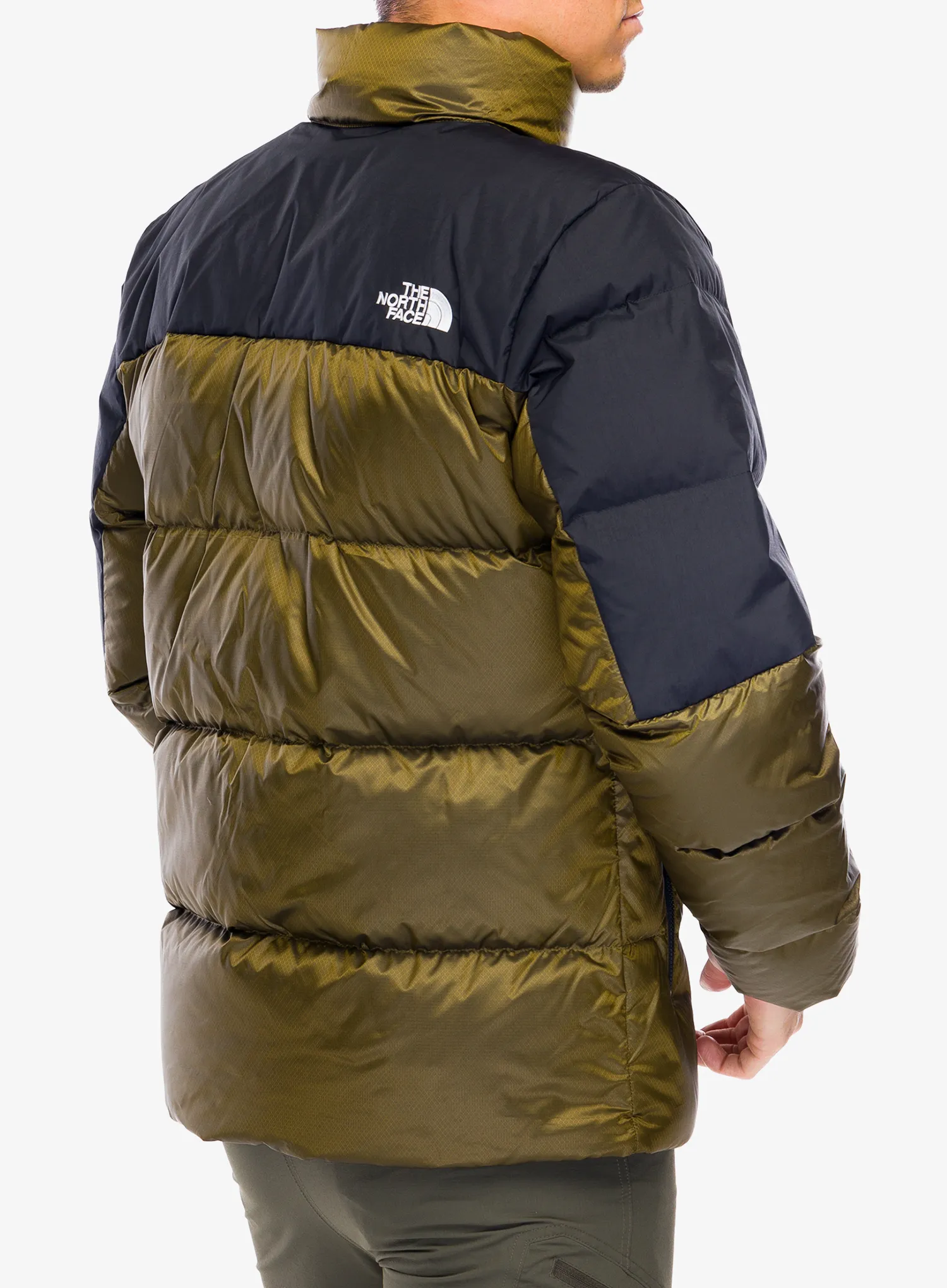 Péřová bunda The North Face Diablo Down 2.0 Jacket - moss green black heather/black