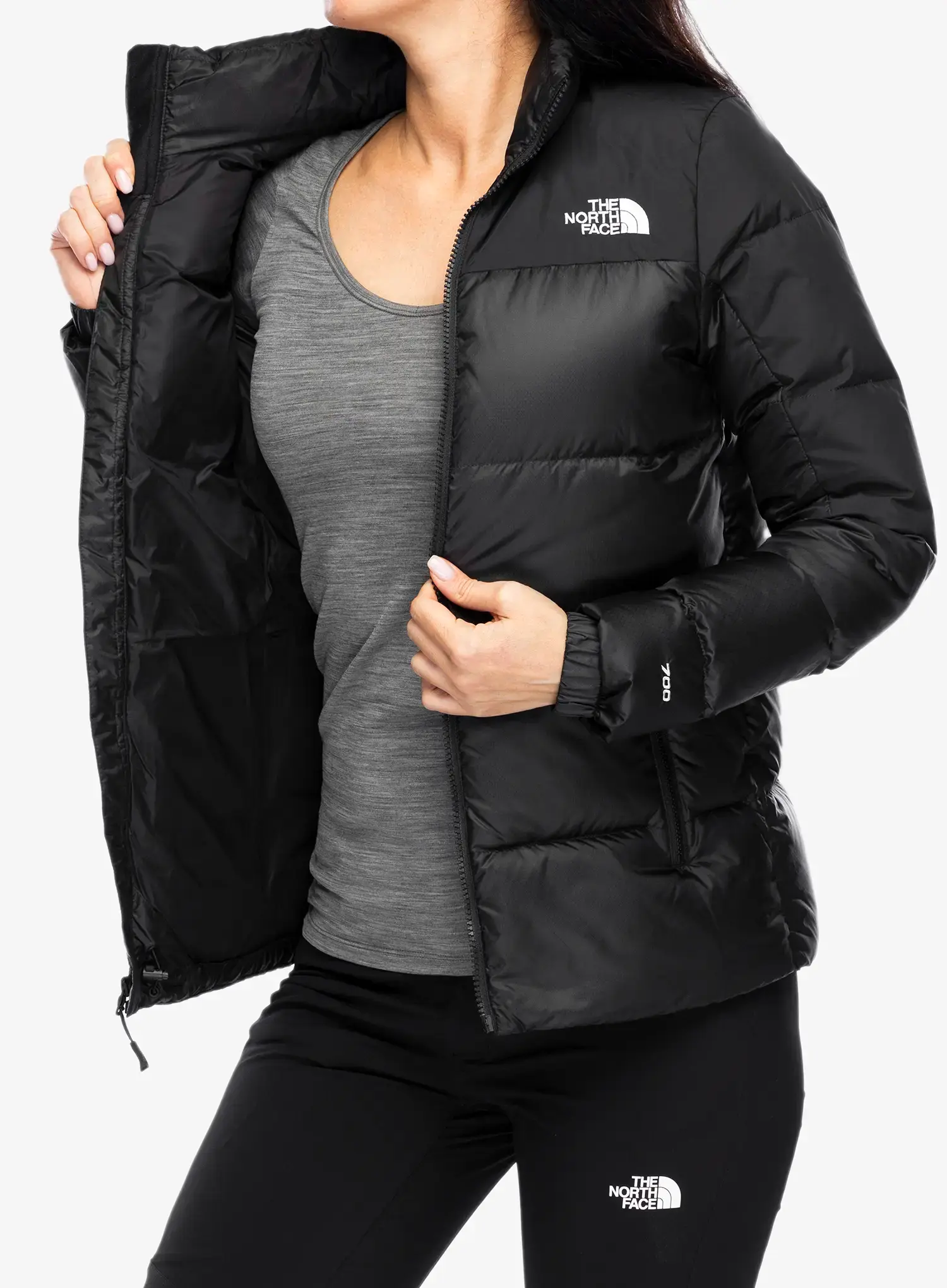 Dámská péřová bunda The North Face Diablo Down 2.0 Jacket - tnf black heather/tnf black