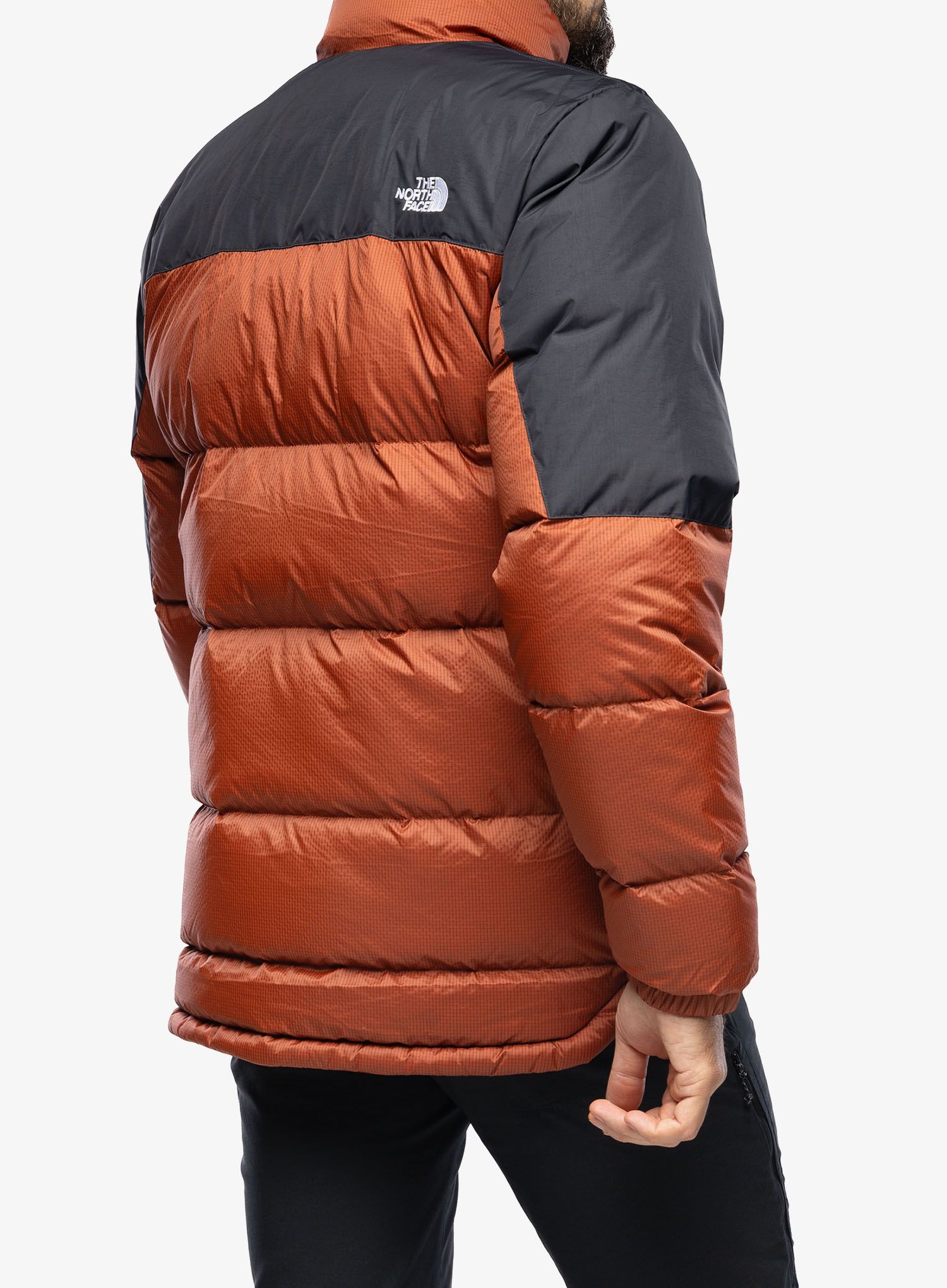 Péřová bunda The North Face Diablo Down Jacket - brown/black
