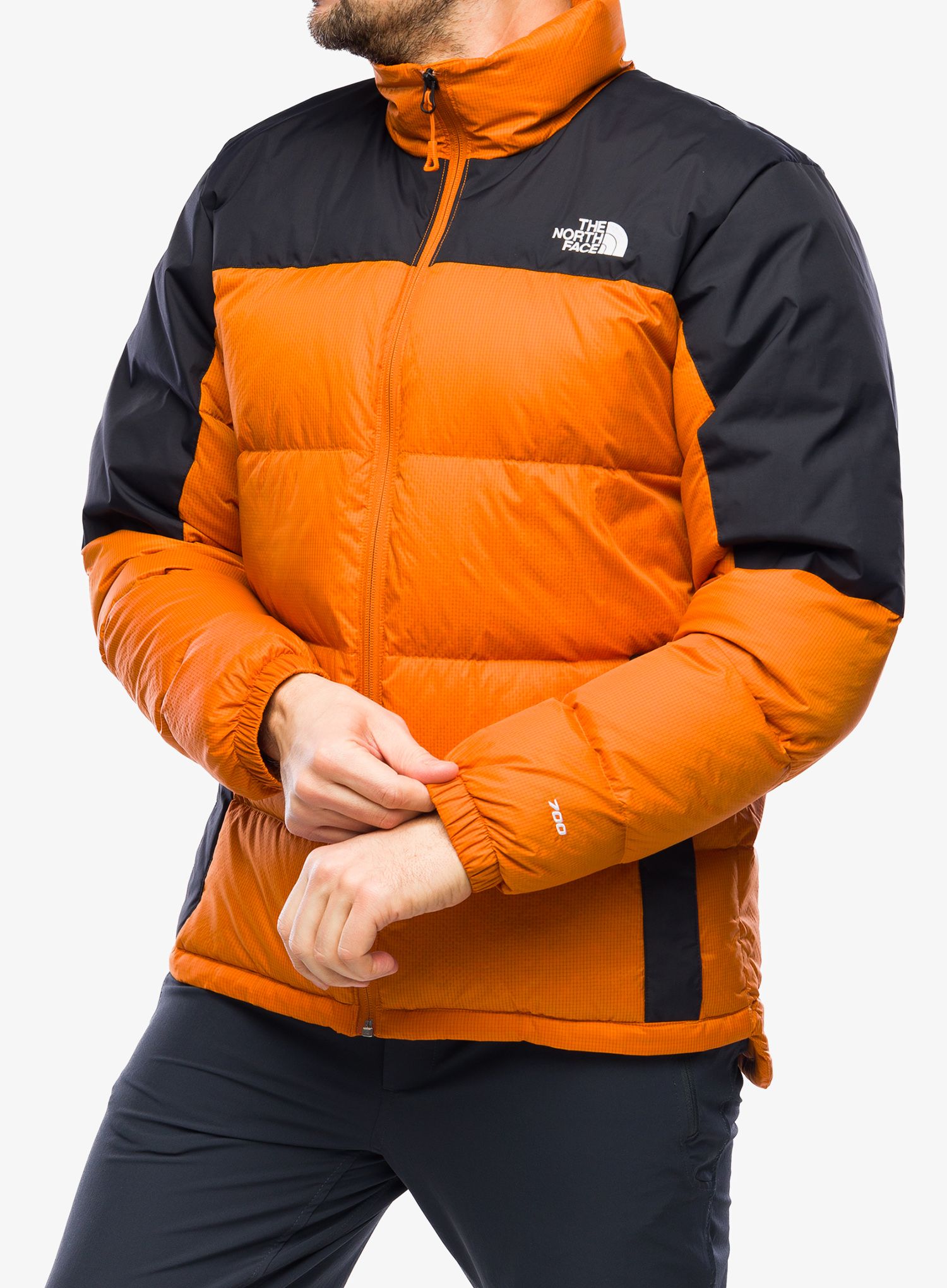 Péřová bunda The North Face Diablo Down Jacket - desert rust/tnf black