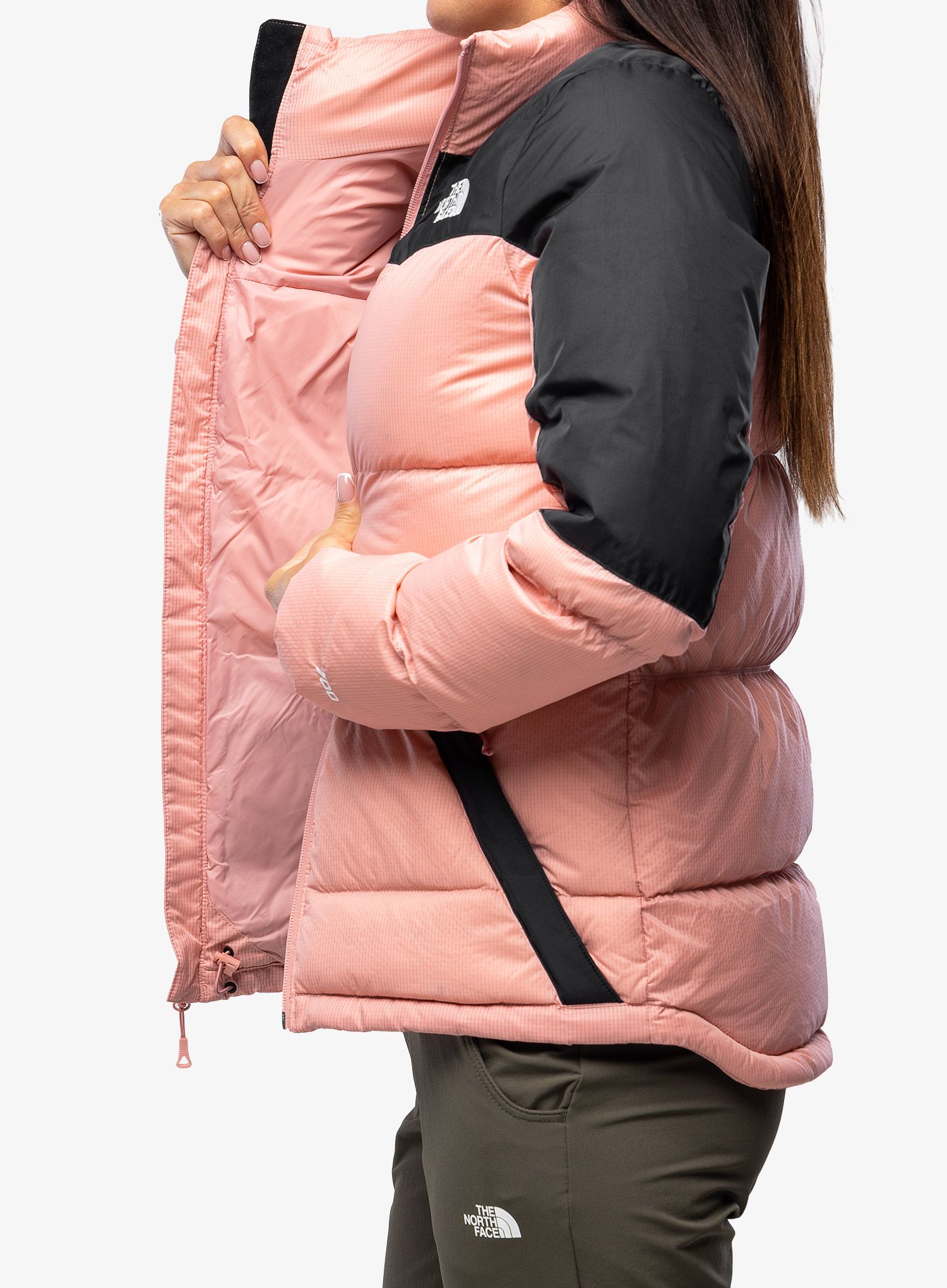 Péřová bunda dámská The North Face Diablo Down Jacket - rose/black