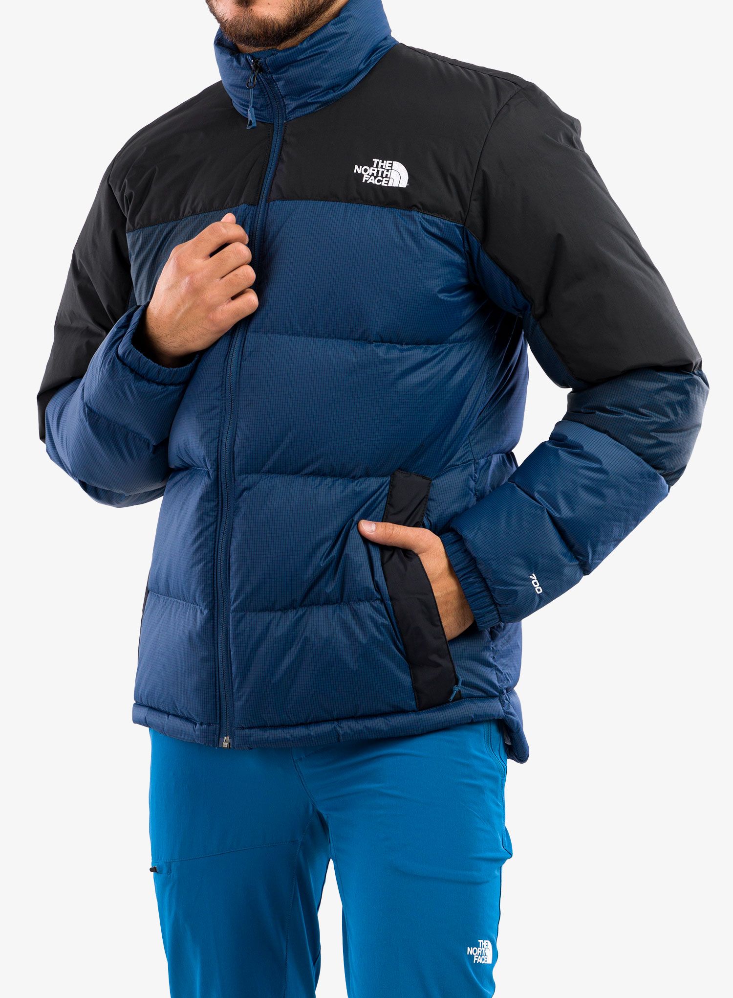 Péřová bunda The North Face Diablo Down Jacket - shady/black