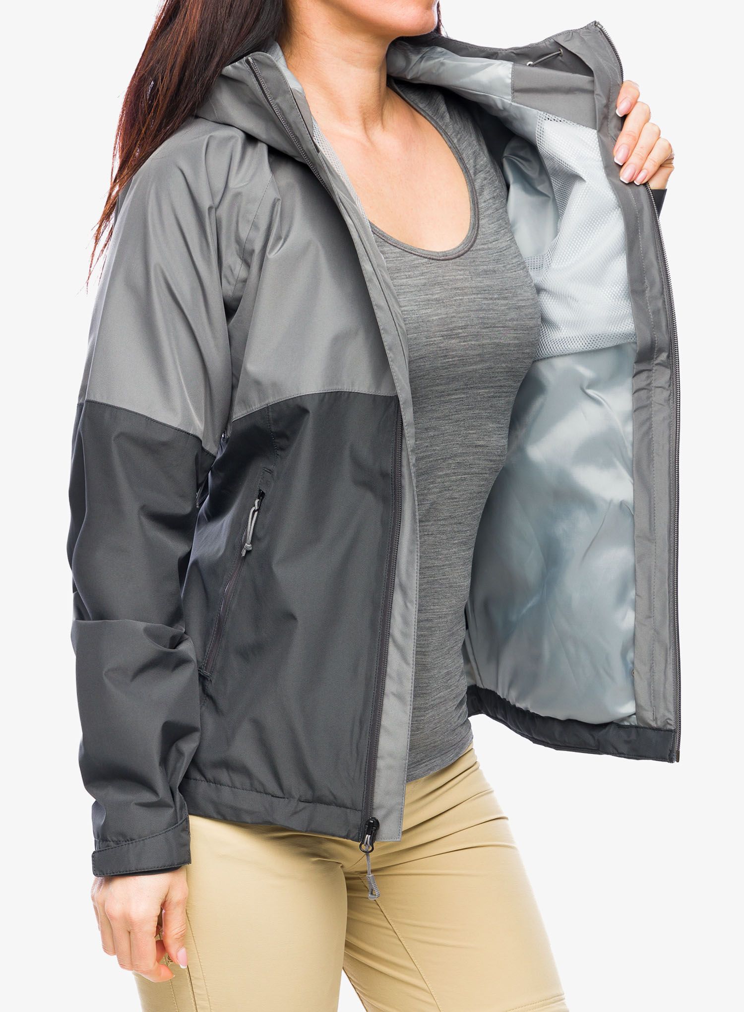 Dámská bunda The North Face Diablo Dynamic Zip-In Jacket - pearl/grey