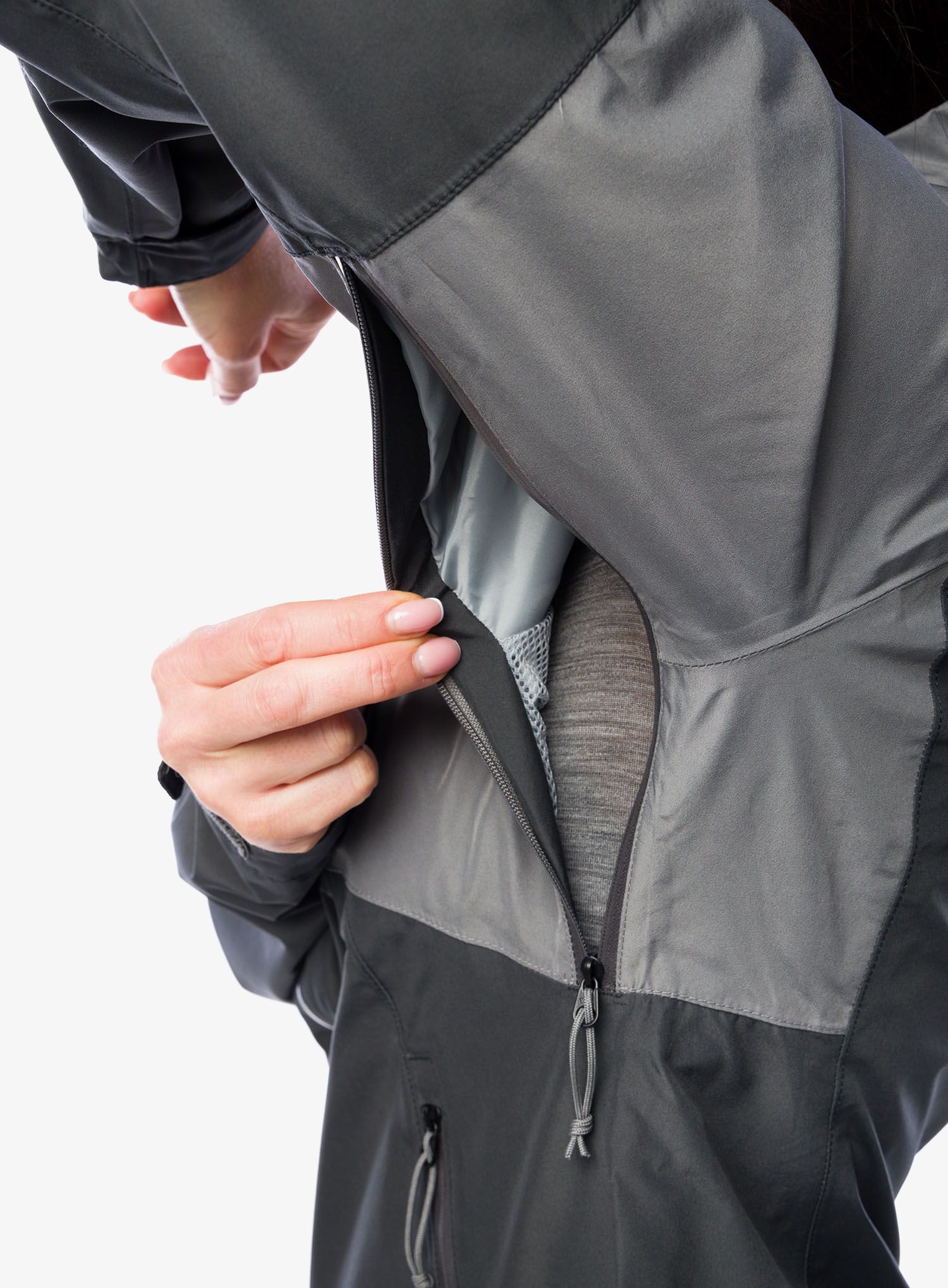 Dámská bunda The North Face Diablo Dynamic Zip-In Jacket - pearl/grey