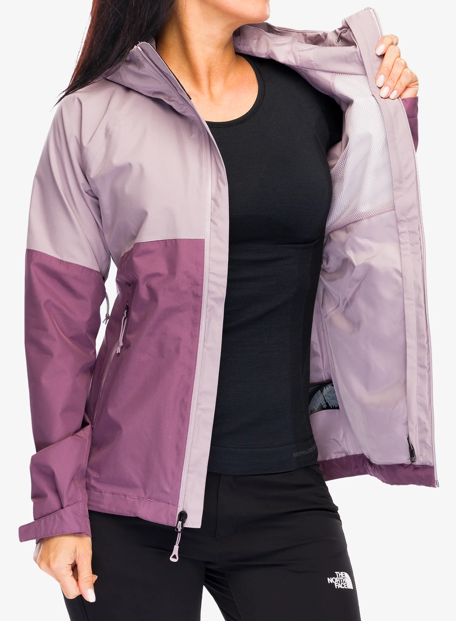 Dámská bunda The North Face Diablo Dynamic Zip-In Jacket - purple chalk/midnight mauve