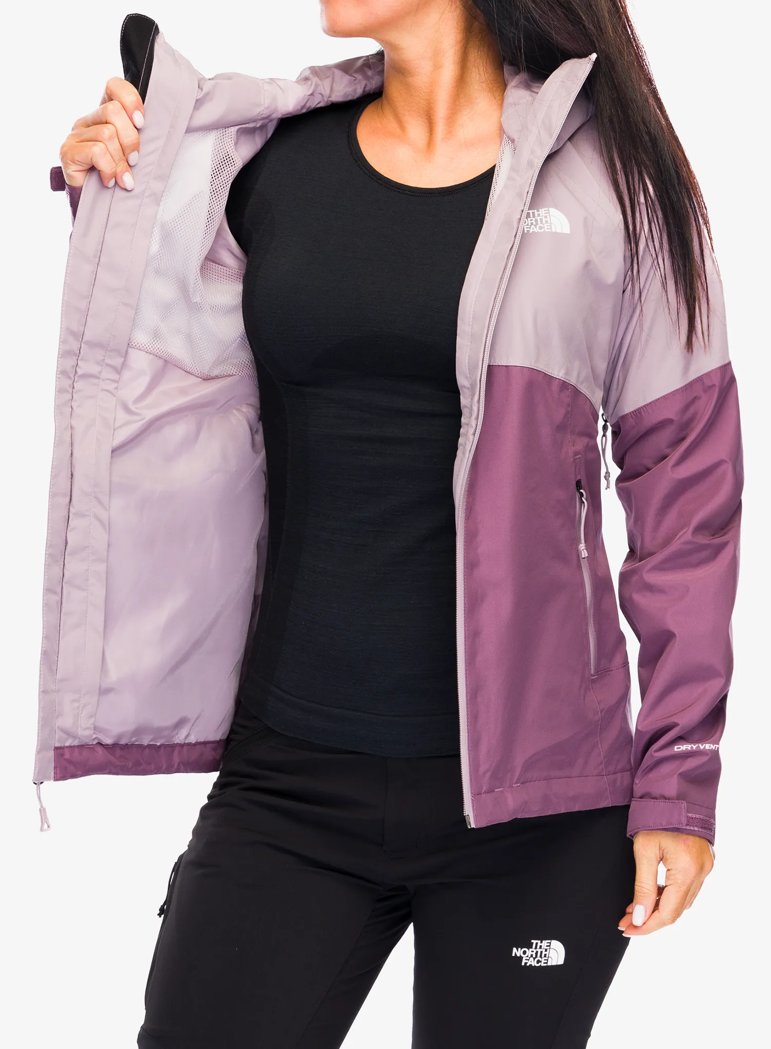 Dámská bunda The North Face Diablo Dynamic Zip-In Jacket - purple chalk/midnight mauve