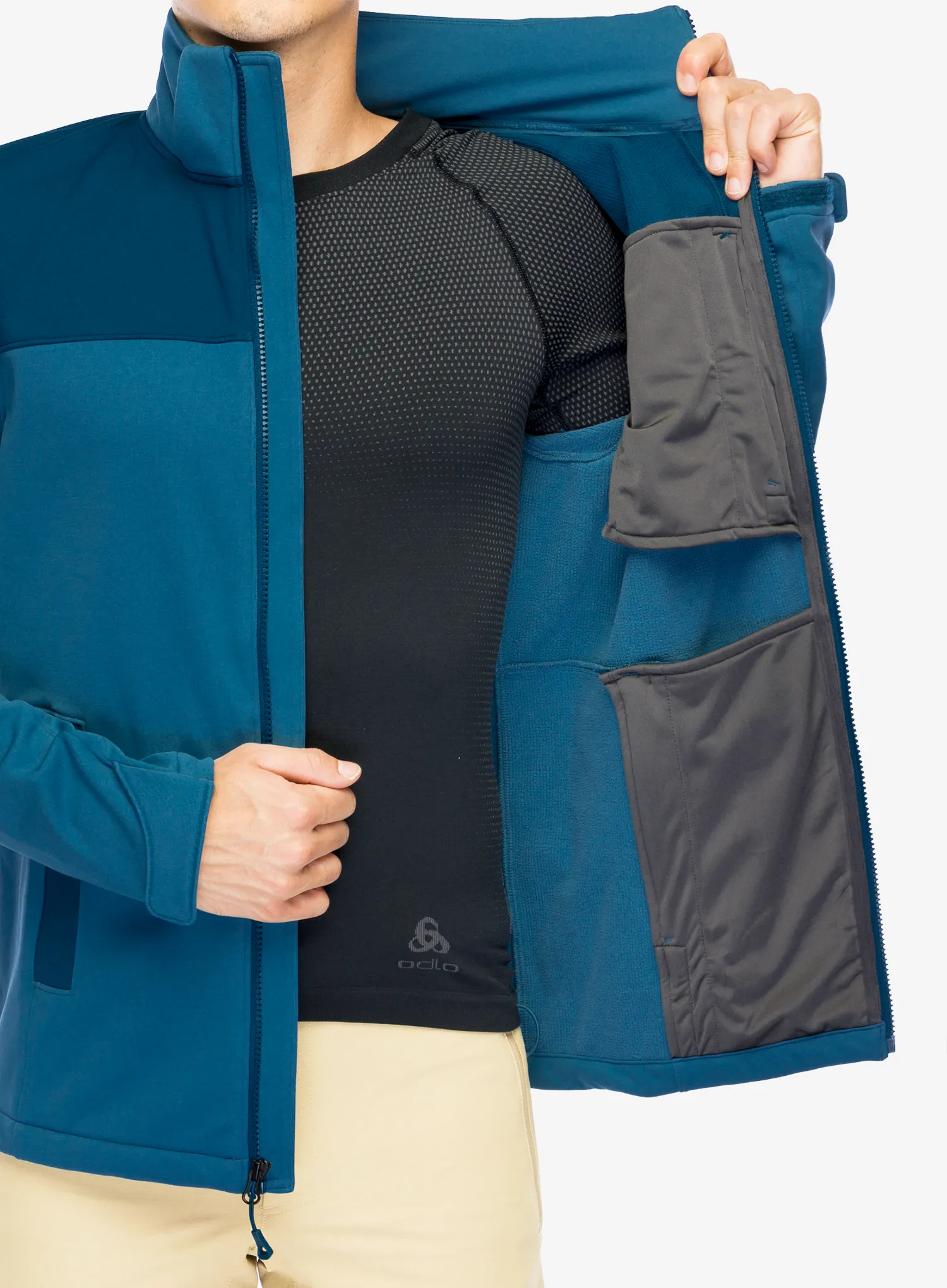 Softshellová bunda The North Face Diablo Softshell Detachable Hood - midnight petrol/mallard blue
