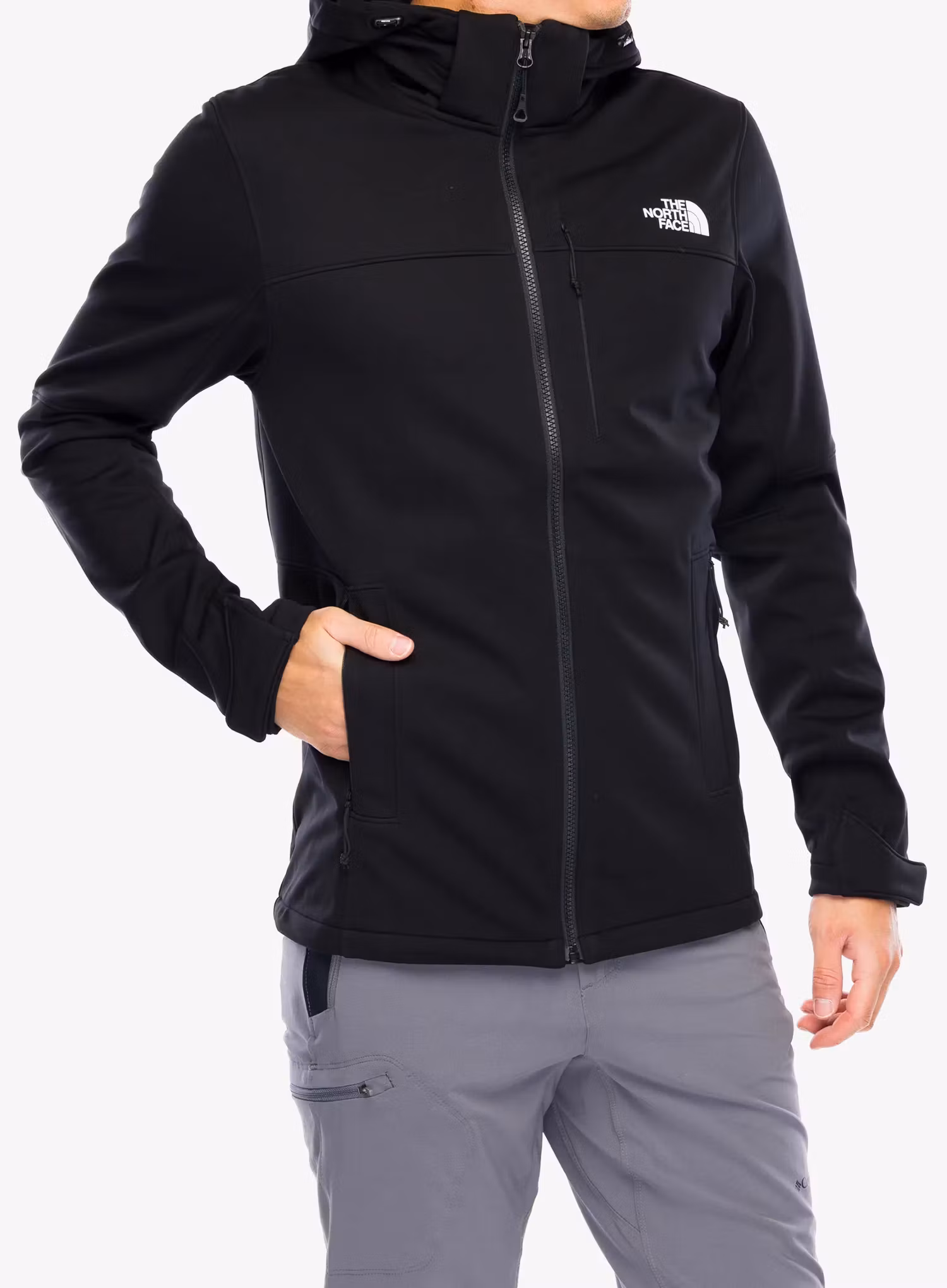 Softshellová bunda The North Face Diablo Softshell Detachable Hood - tnf black/tnf black