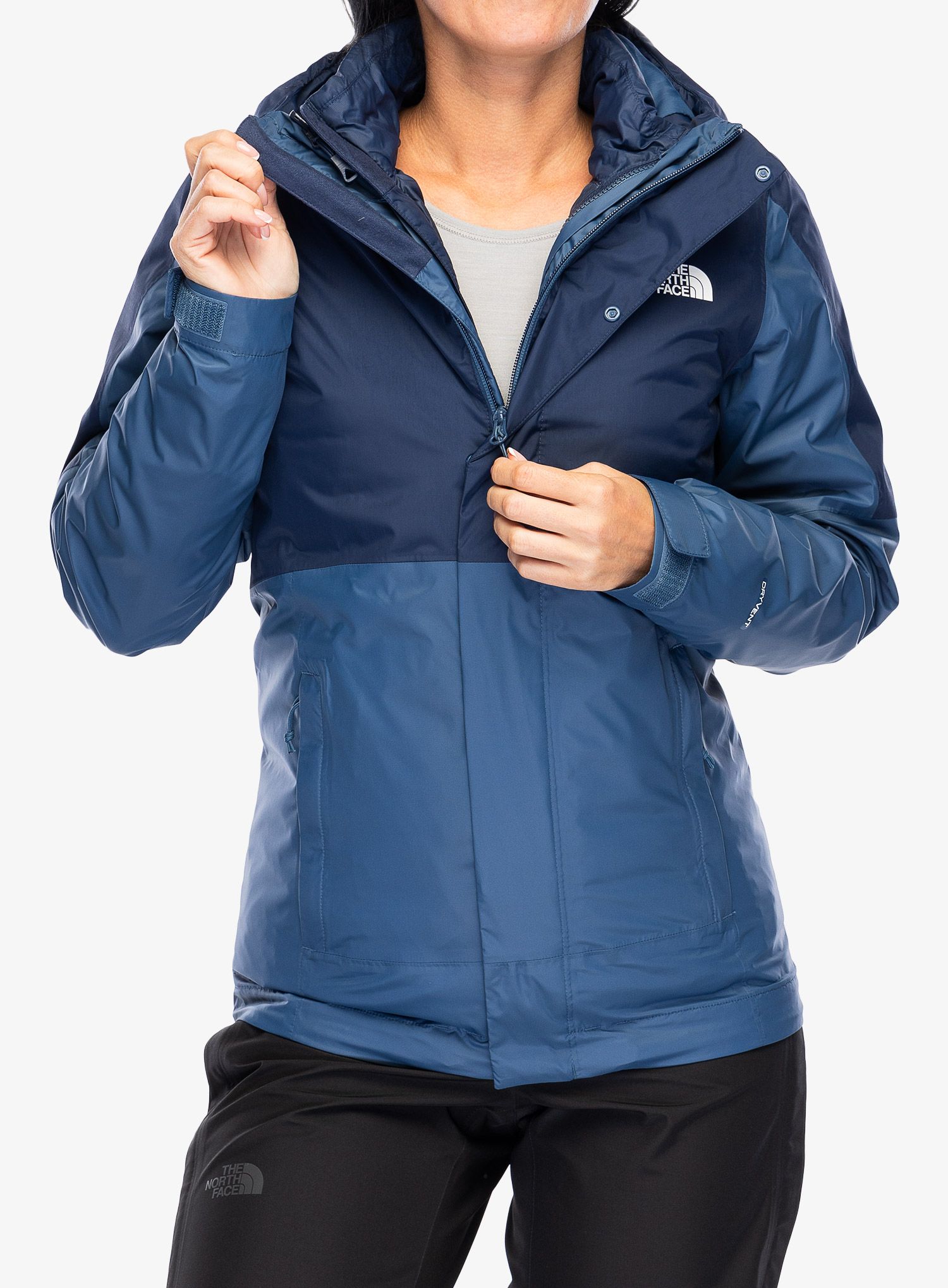 Dámská bunda 3 v 1 The North Face Down Insulated DryVent Triclimate - blue/navy