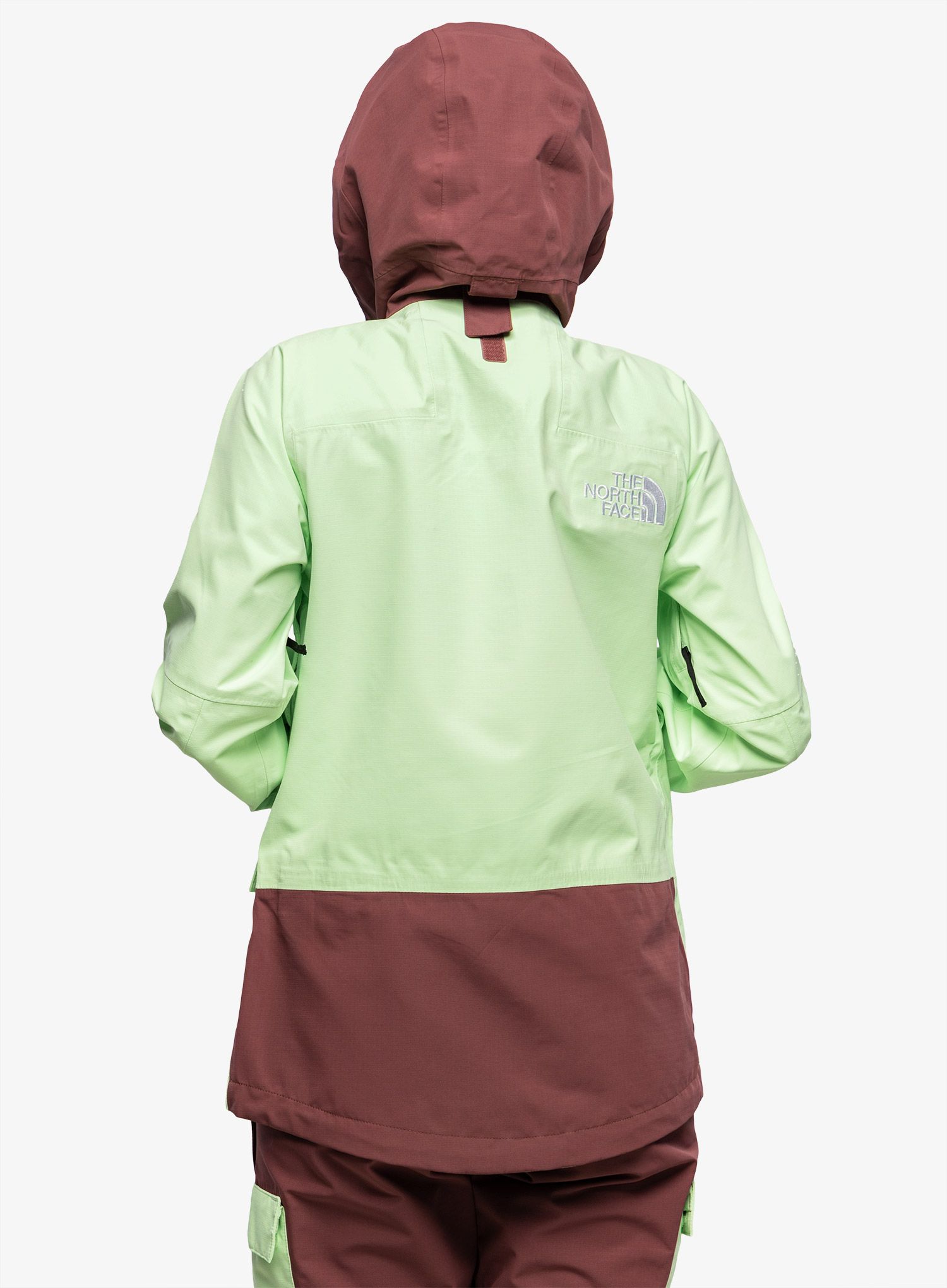 Dámska skialpova bunda The North Face Dragline Jacket - patina green/wild ginger