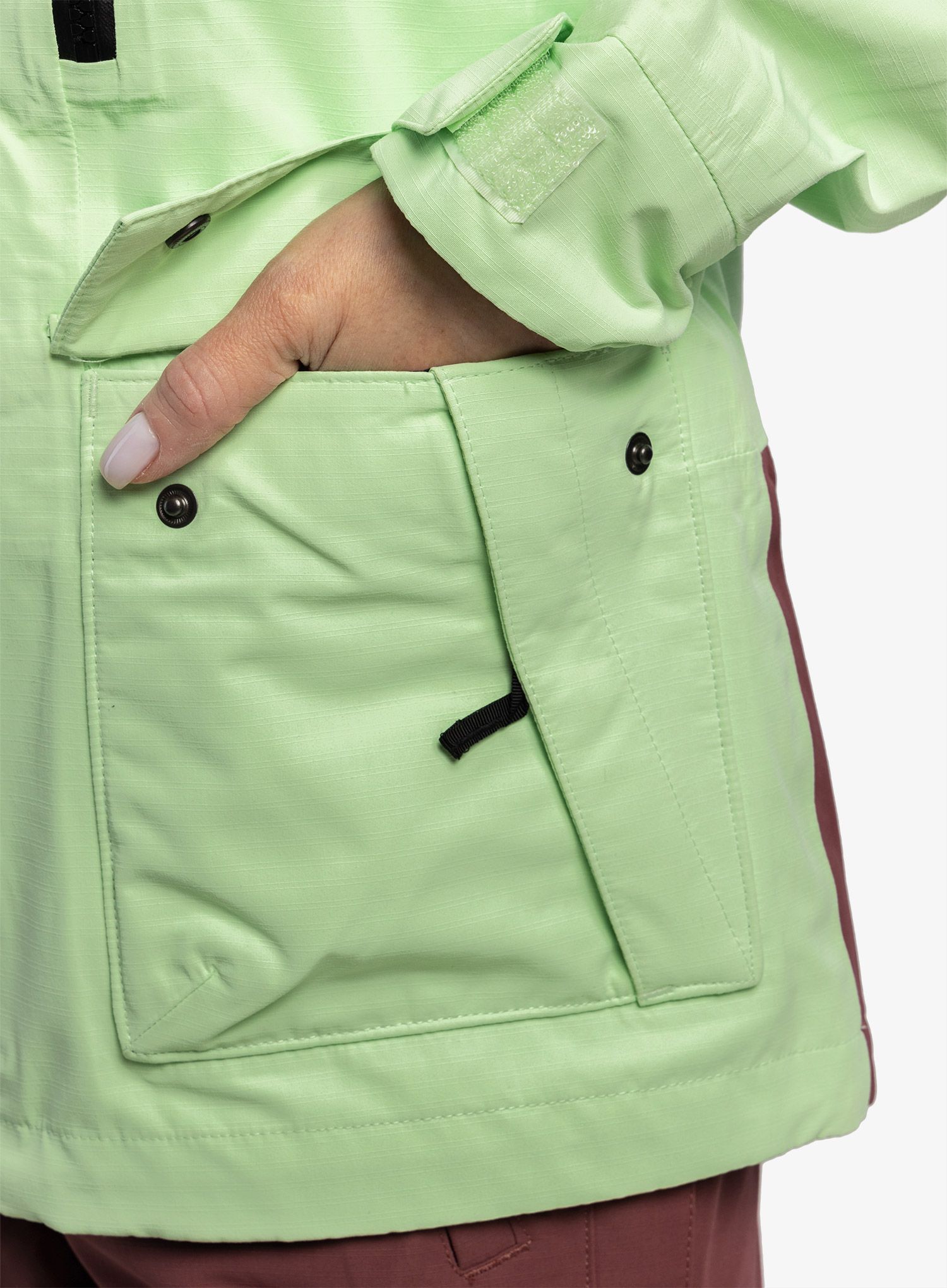 Dámska skialpova bunda The North Face Dragline Jacket - patina green/wild ginger