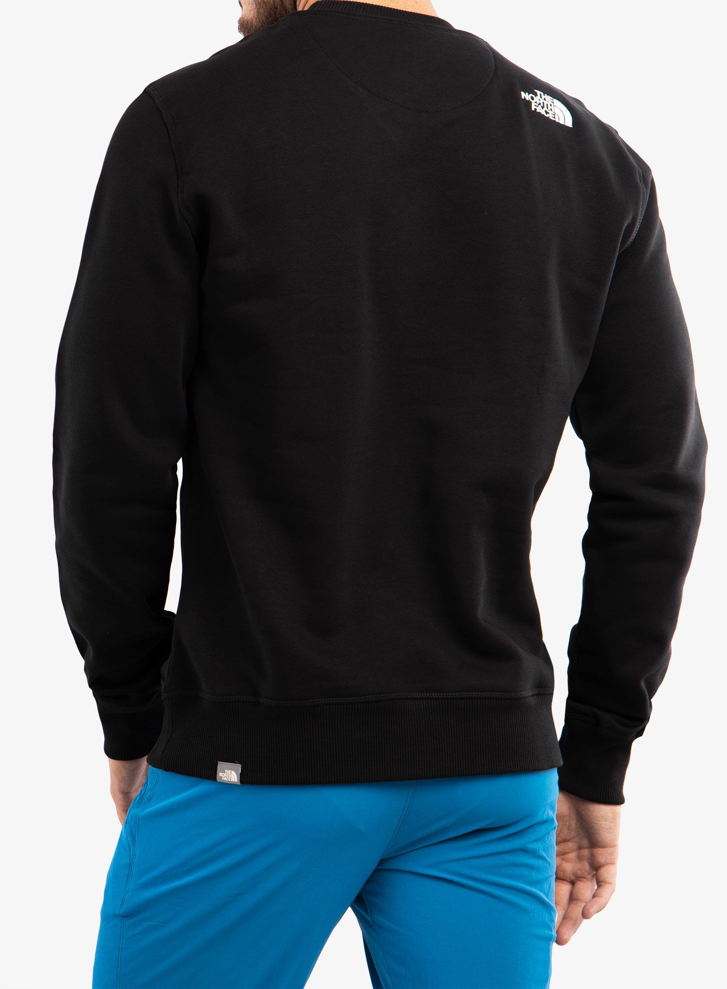 Mikina bez kapuce The North Face Drew Peak Crew - black/white