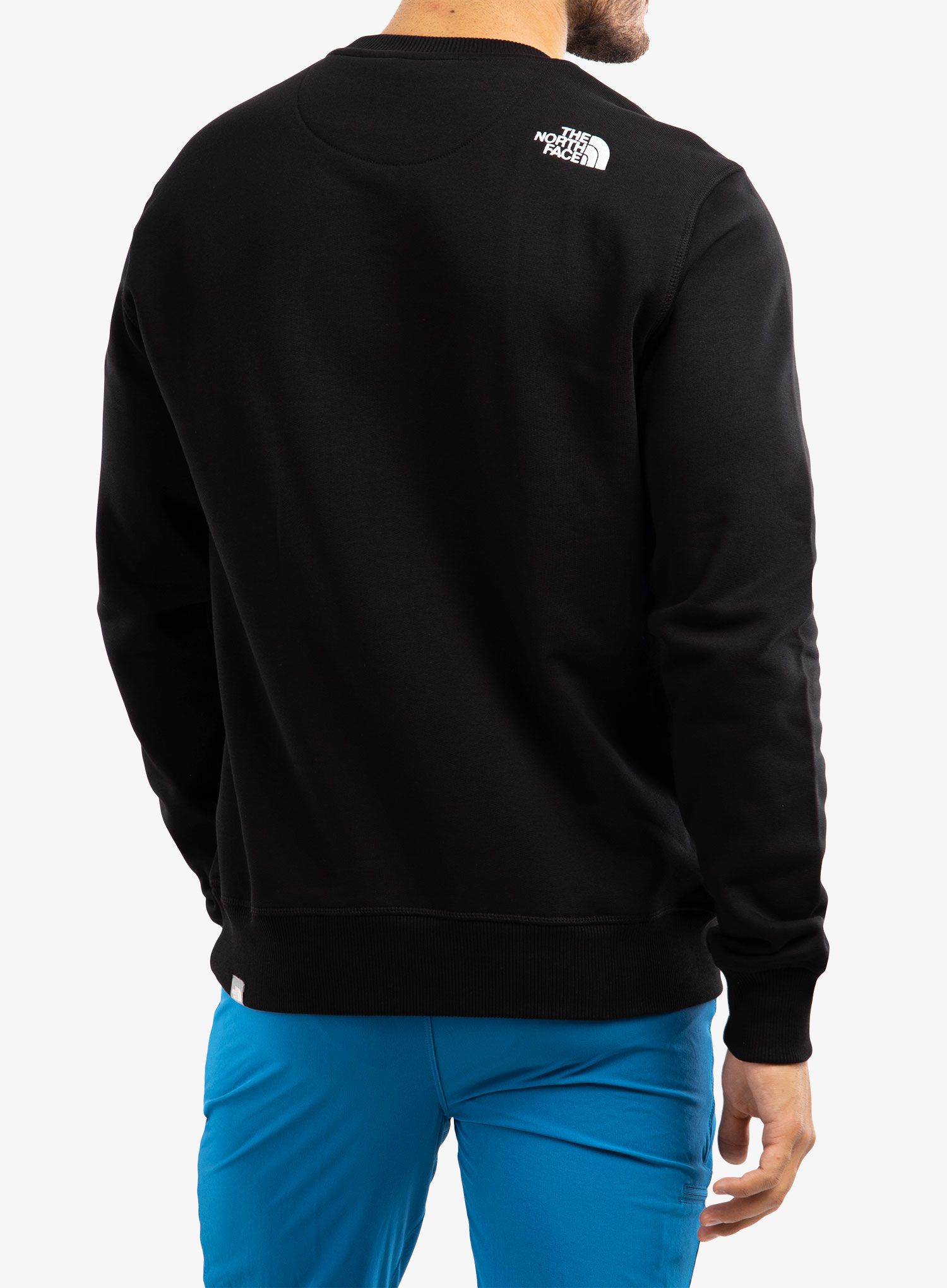 Mikina bez kapuce The North Face Drew Peak Crew - black/white
