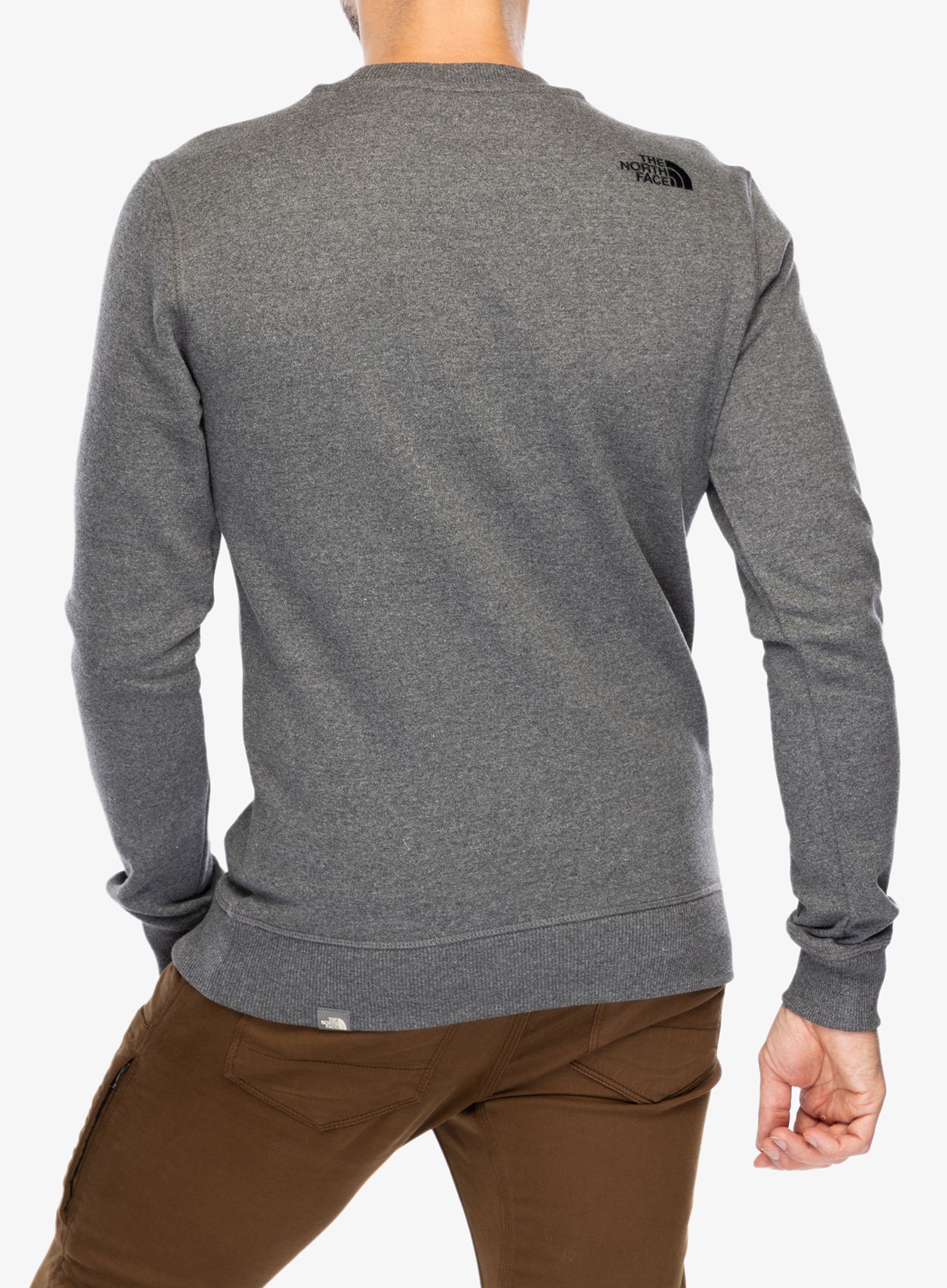 Mikina The North Face Drew Peak Crew - heather grey/black