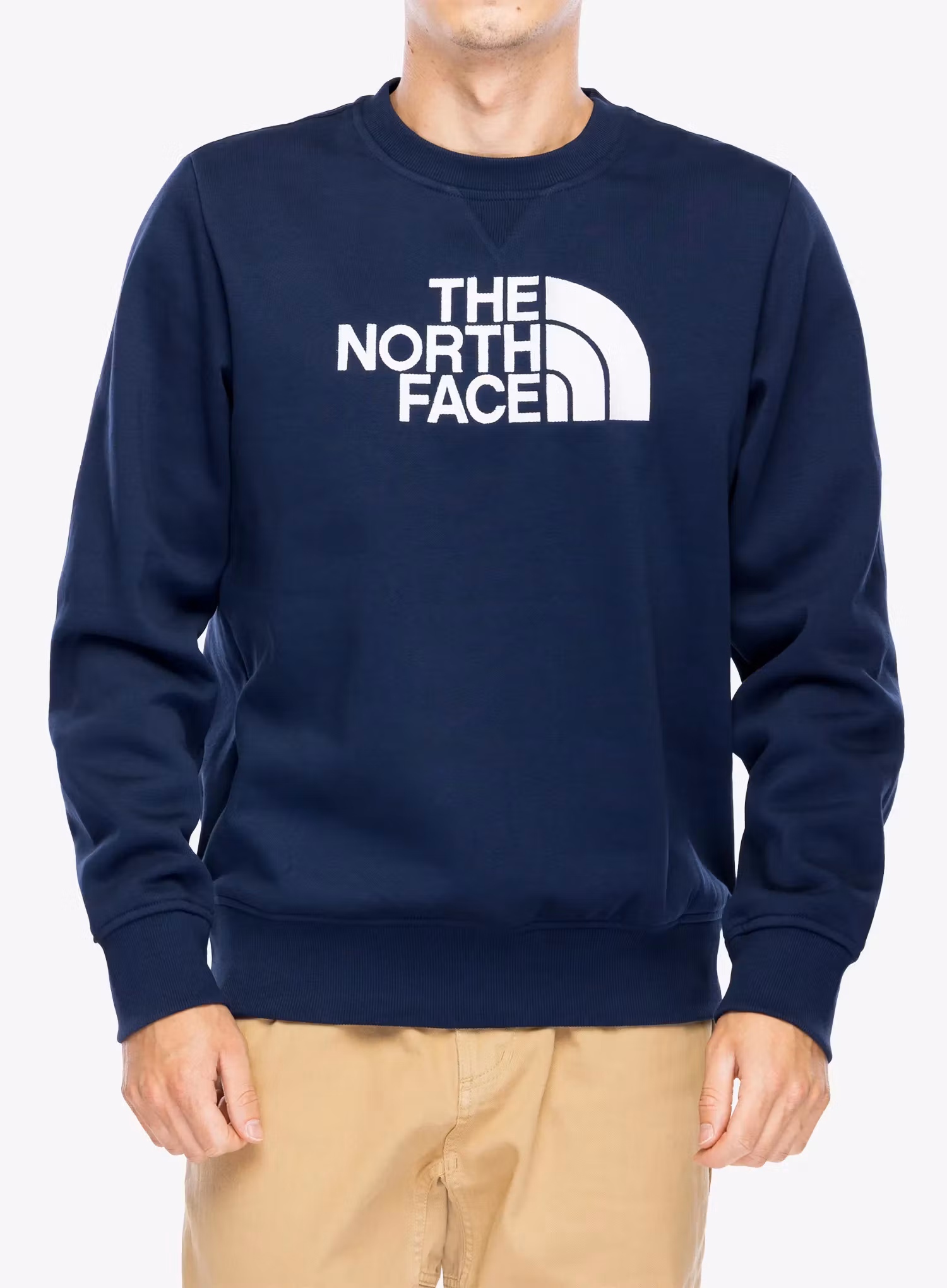 Mikina bez kapuce The North Face Drew Peak Crew - summit navy