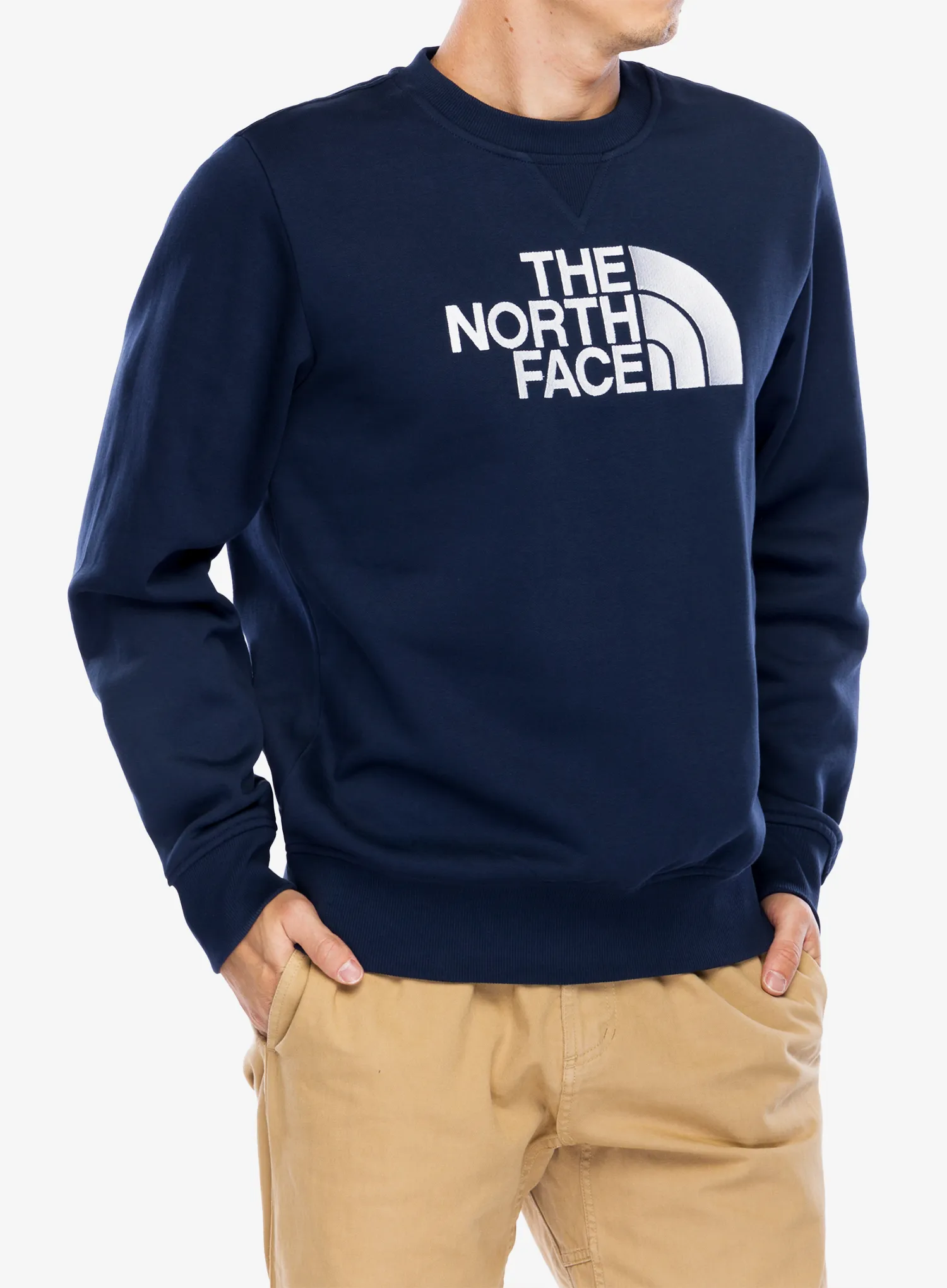 Mikina bez kapuce The North Face Drew Peak Crew - summit navy