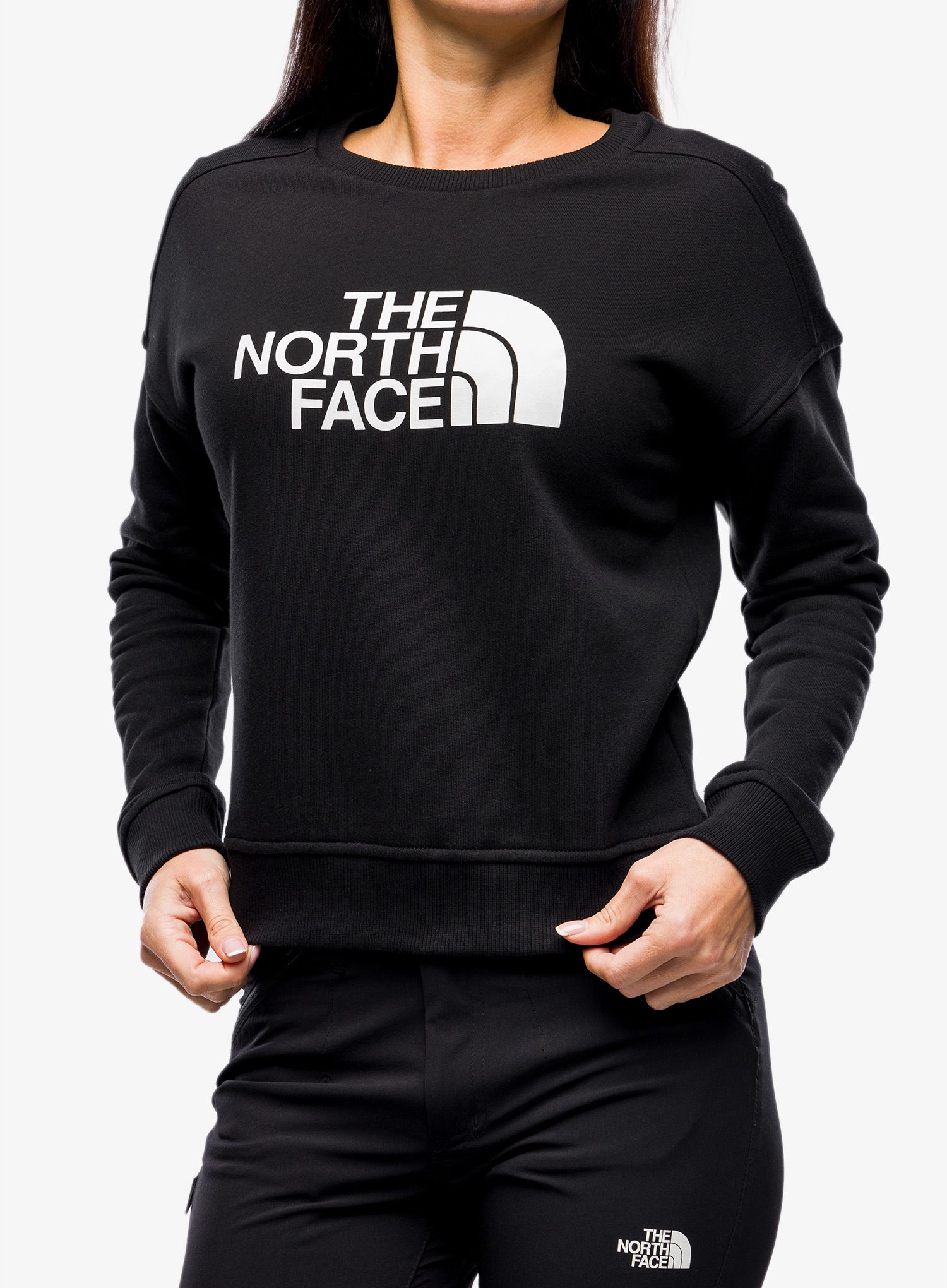 Dámská mikina bez kapuce The North Face Drew Peak Crew - tnf black