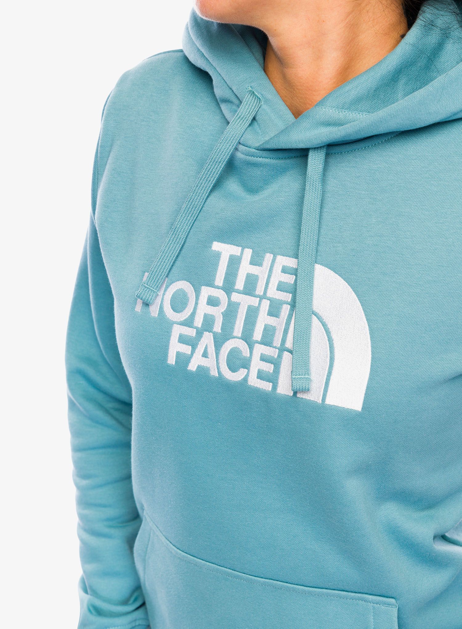 Dámská mikina s kapucí The North Face Drew Peak Pullover Hoodie - algae blue