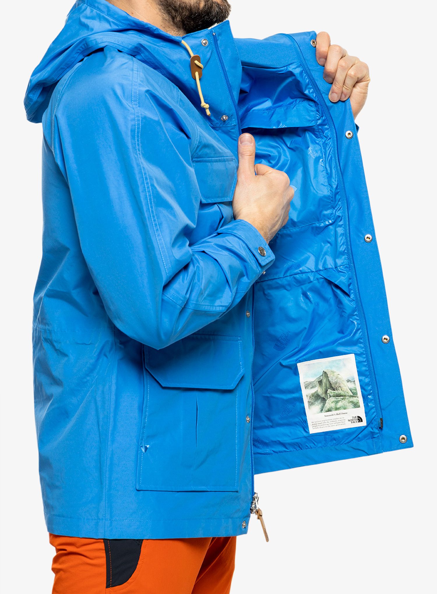 Membránová bunda The North Face Dryvent Mountain Parka - super sonic blue