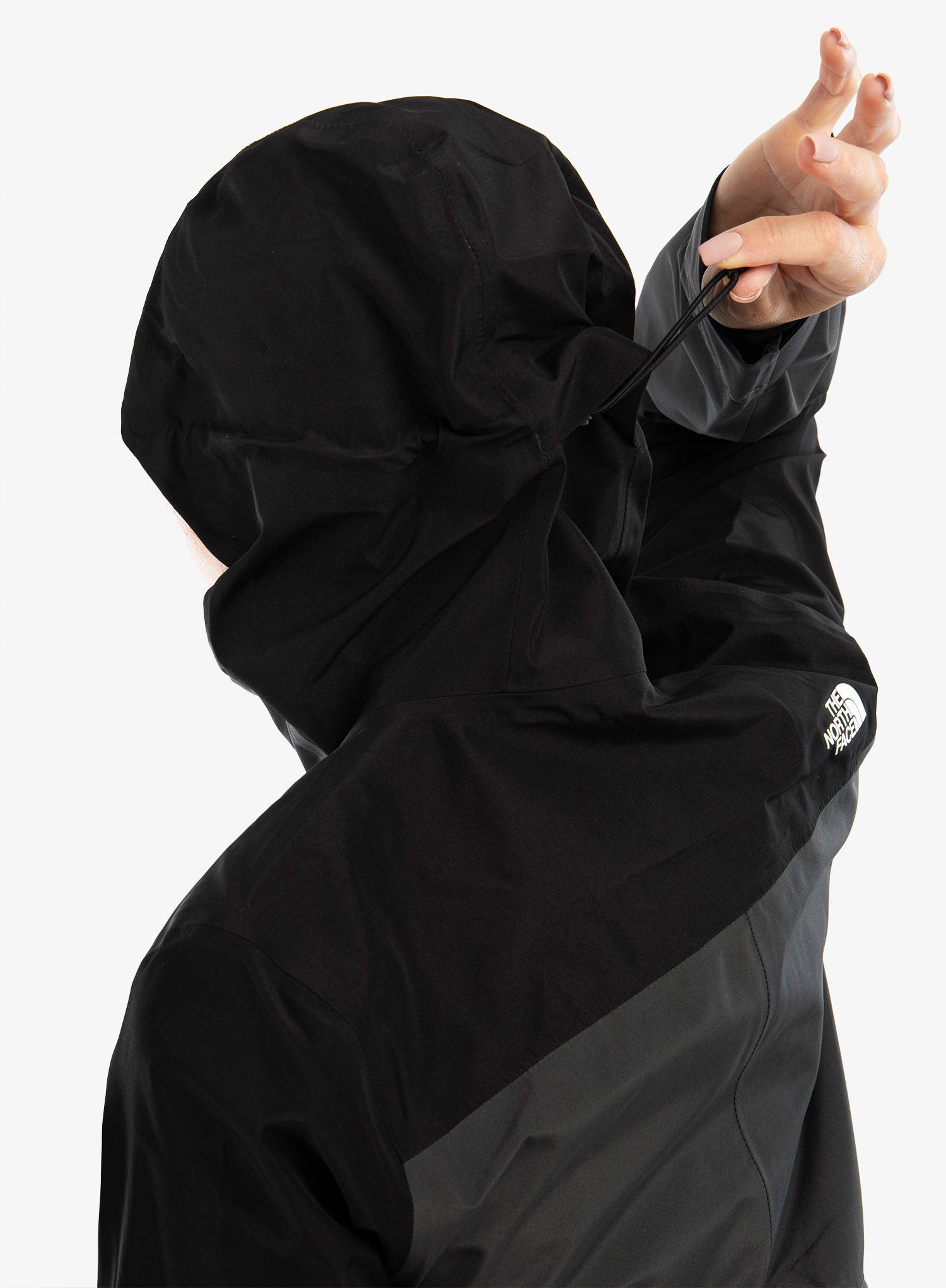 Dámská bunda The North Face Dryzzle All Weather Jkt FUTURELIGHT - grey/black