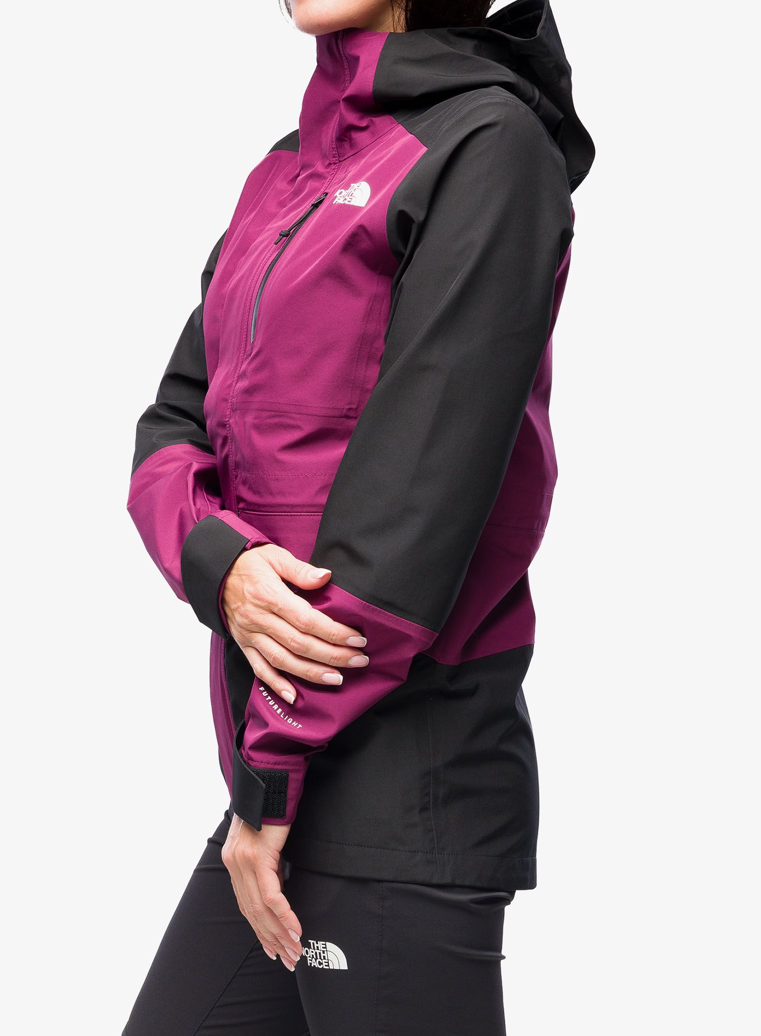 Dámská nepromokavá bunda s membránou The North Face Dryzzle All Weather Jkt FUTURELIGHT - berry/black