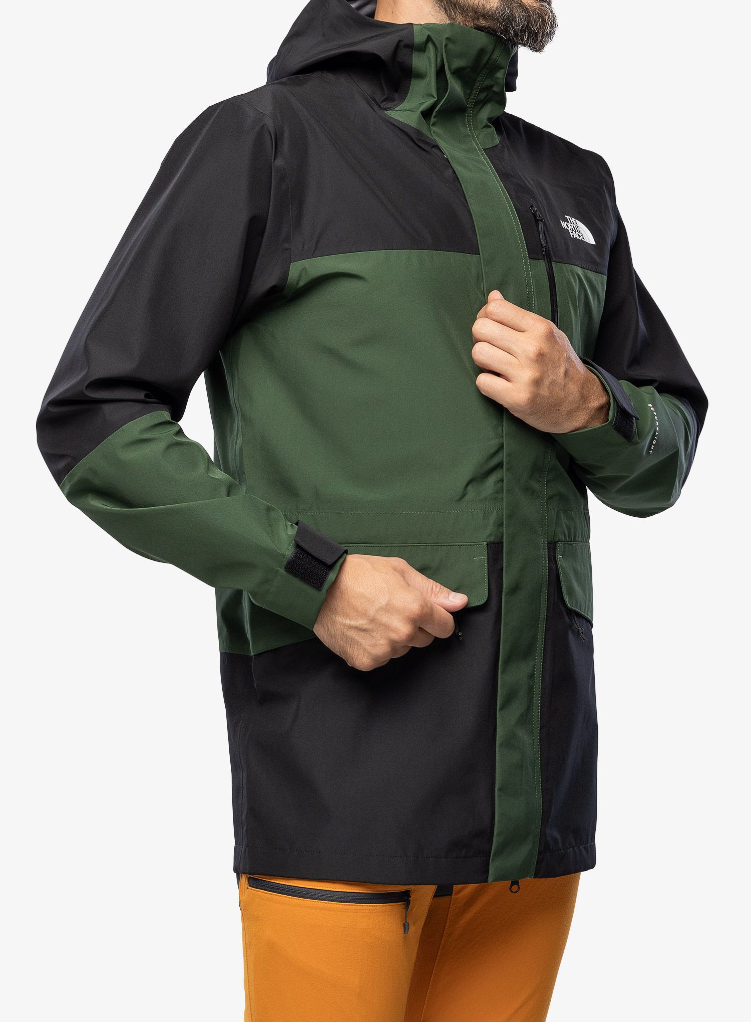 Membránová bunda The North Face Dryzzle All Weather Jkt FUTURELIGHT - pine/black