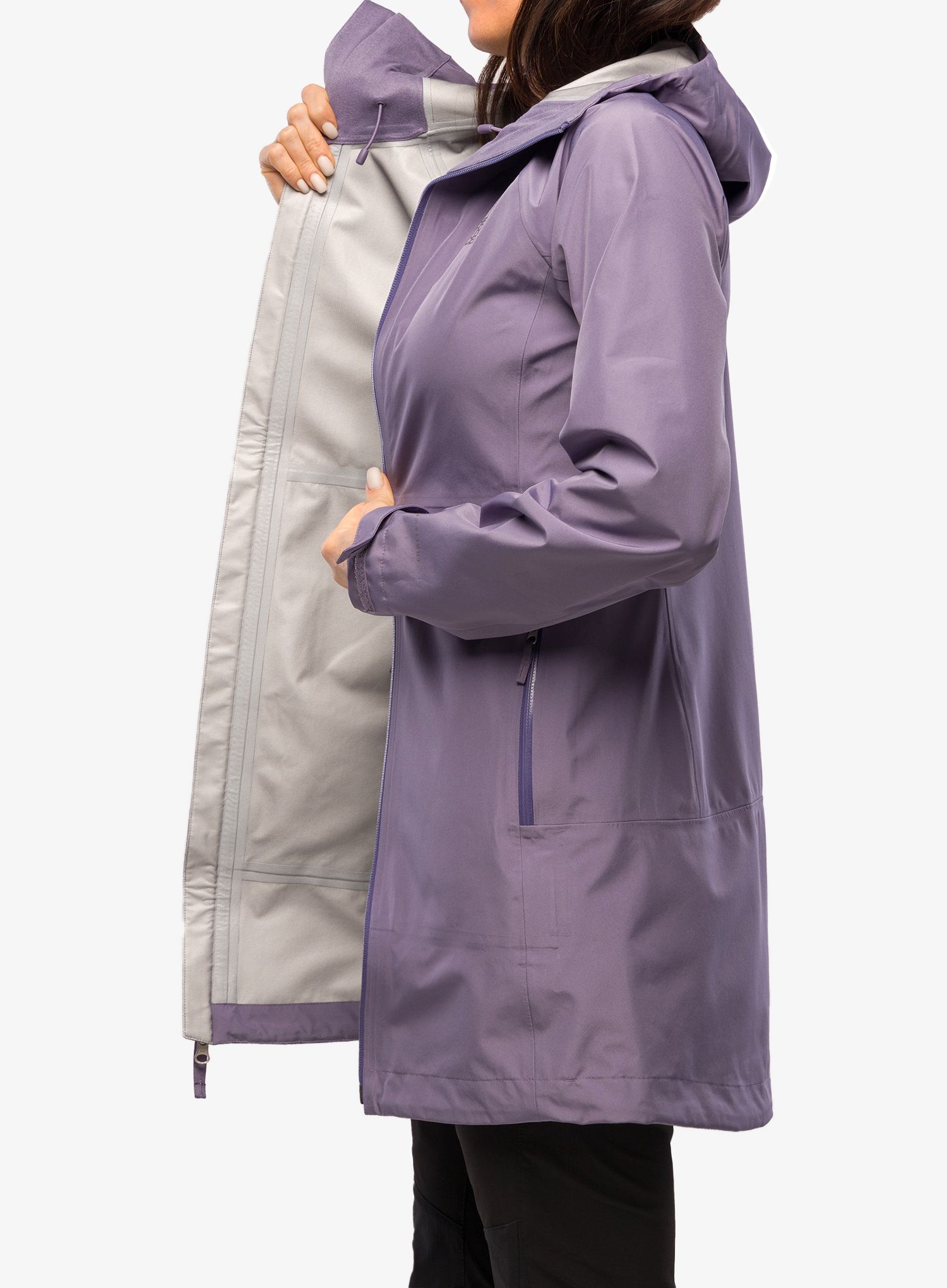 Dámský kabát The North Face Dryzzle FUTURELIGHT Parka - lunar slate