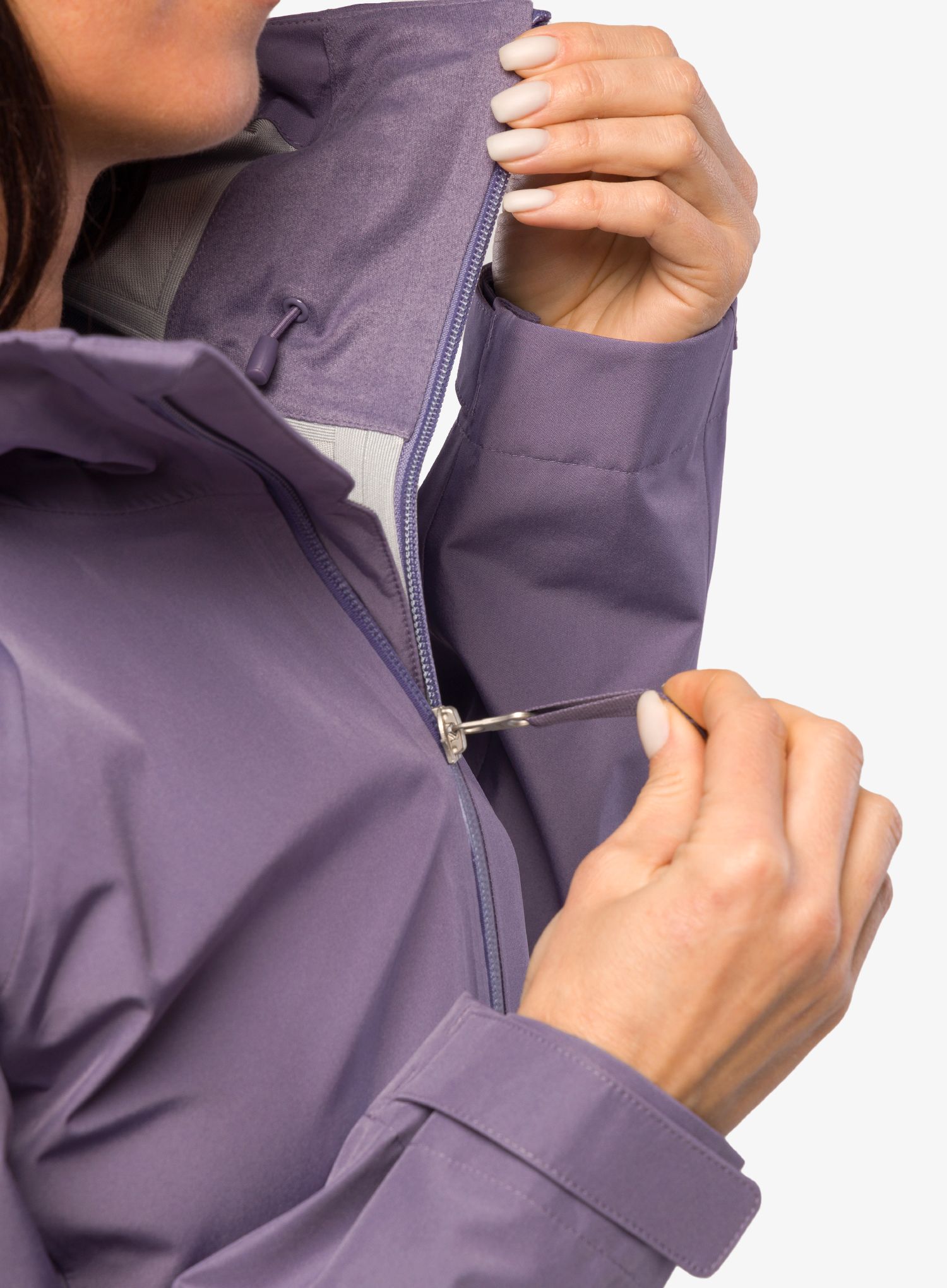 Dámský kabát The North Face Dryzzle FUTURELIGHT Parka - lunar slate