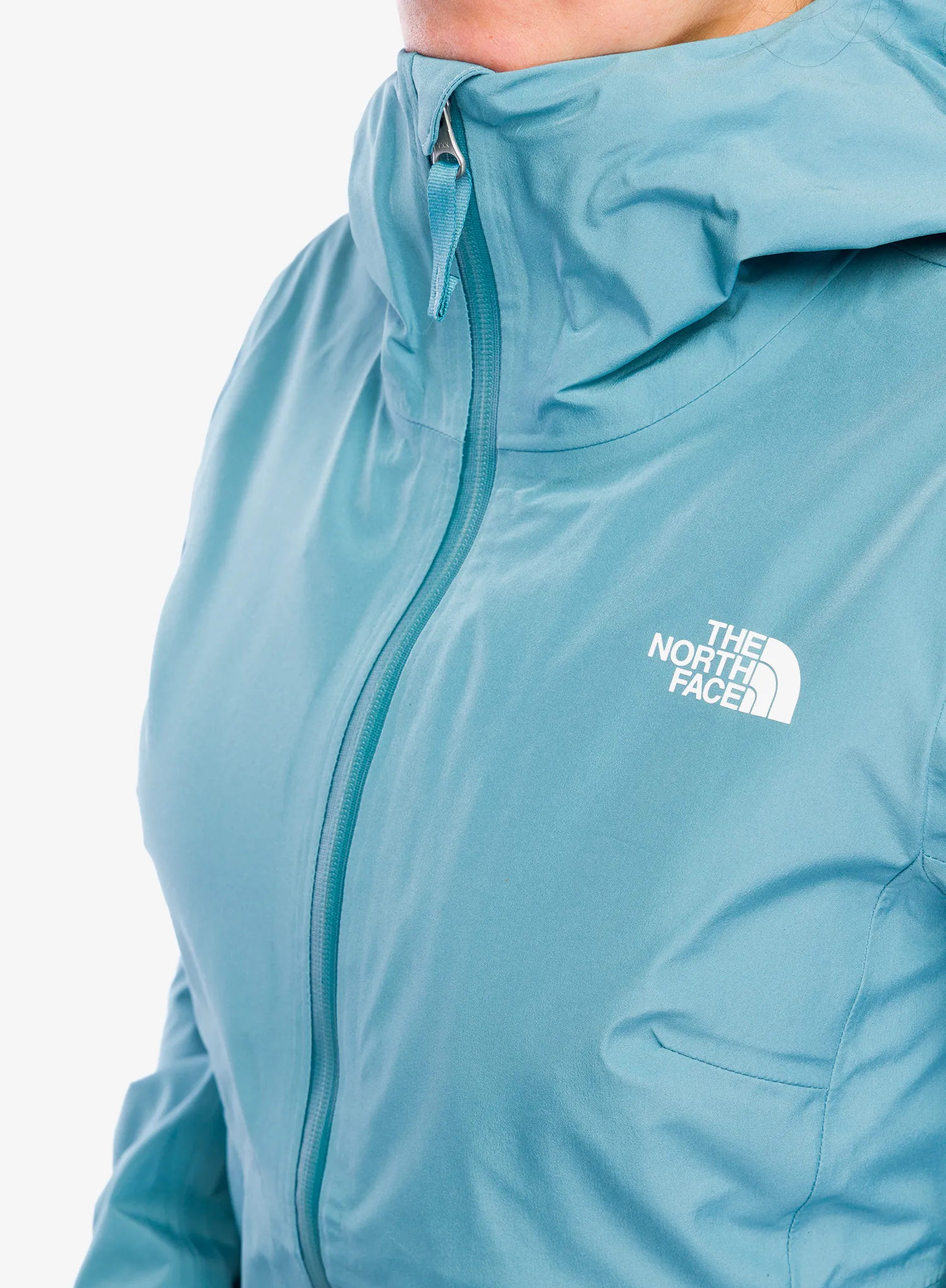 Dámská bunda do deště The North Face Dryzzle Futurelight Jacket - algae blue