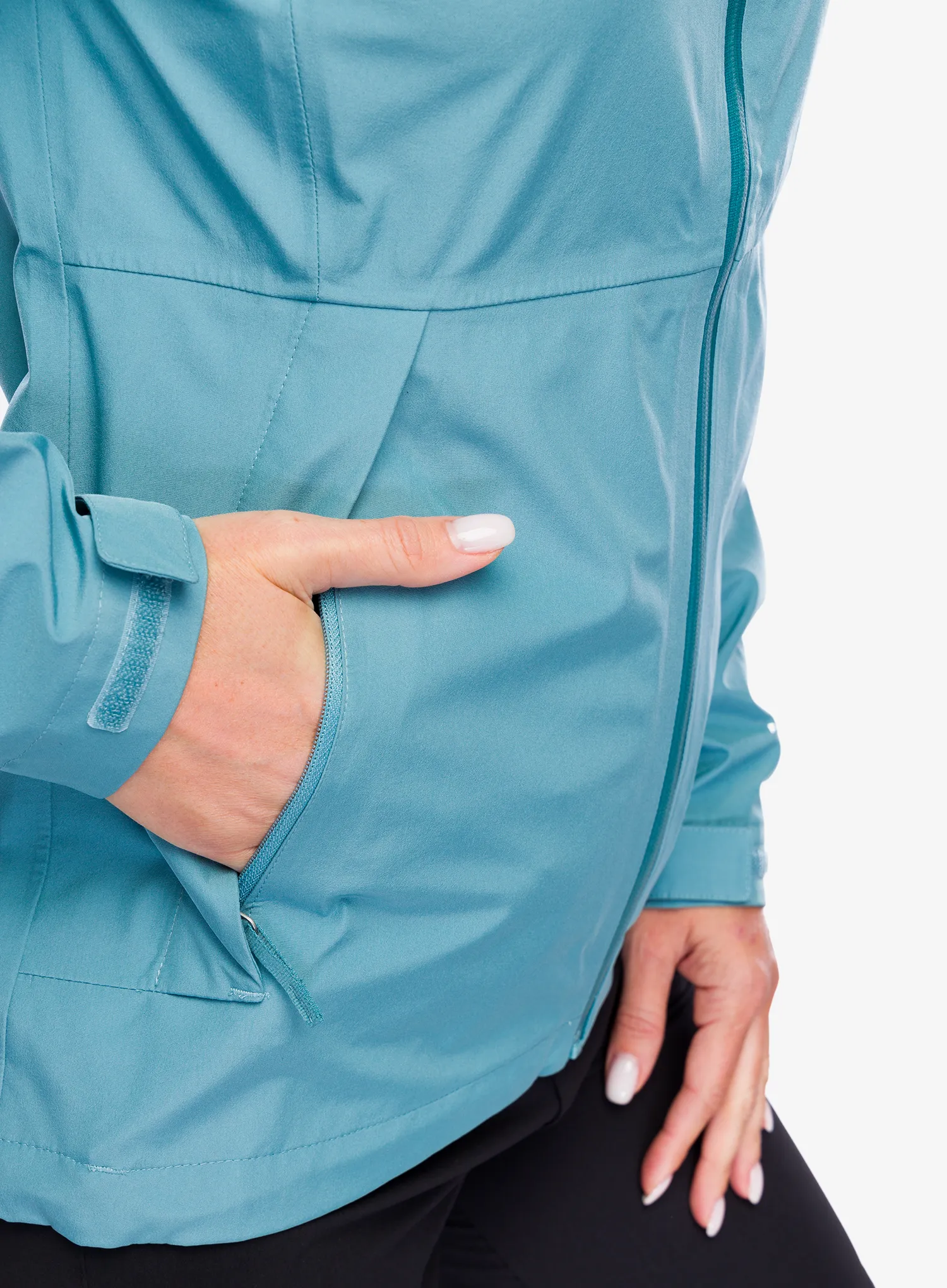 Dámská bunda do deště The North Face Dryzzle Futurelight Jacket - algae blue