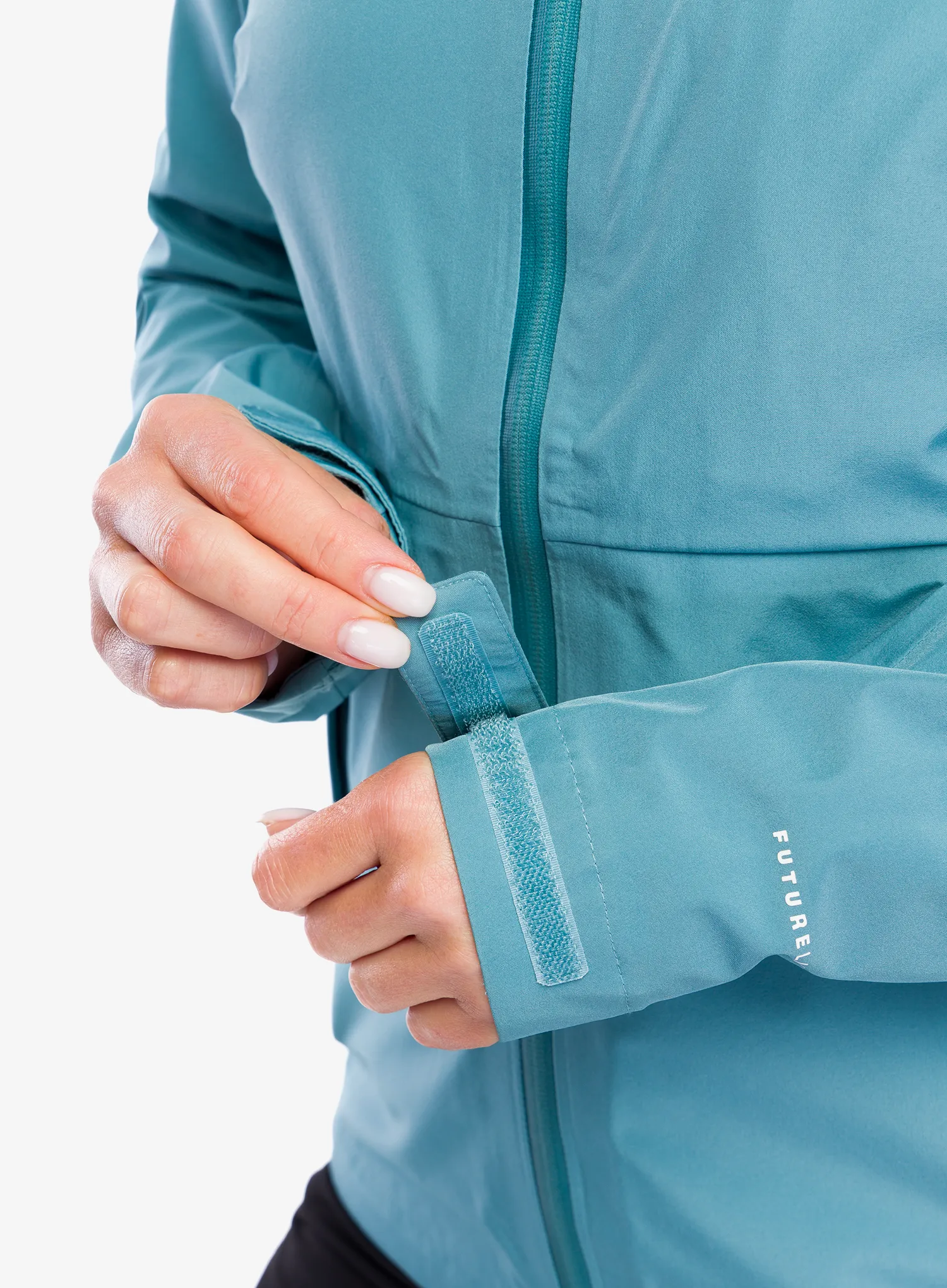 Dámská bunda do deště The North Face Dryzzle Futurelight Jacket - algae blue