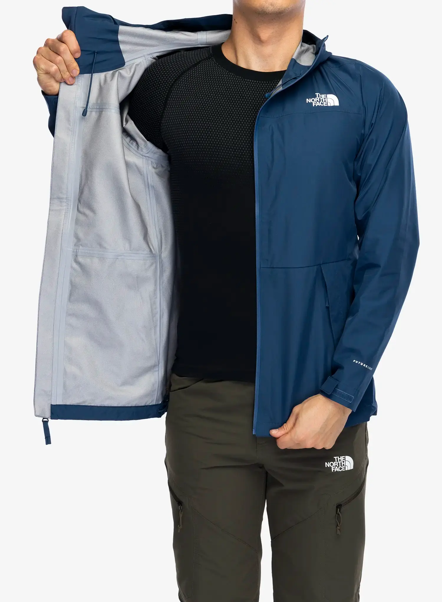 Bunda do deště The North Face Dryzzle Futurelight Jacket - shady blue