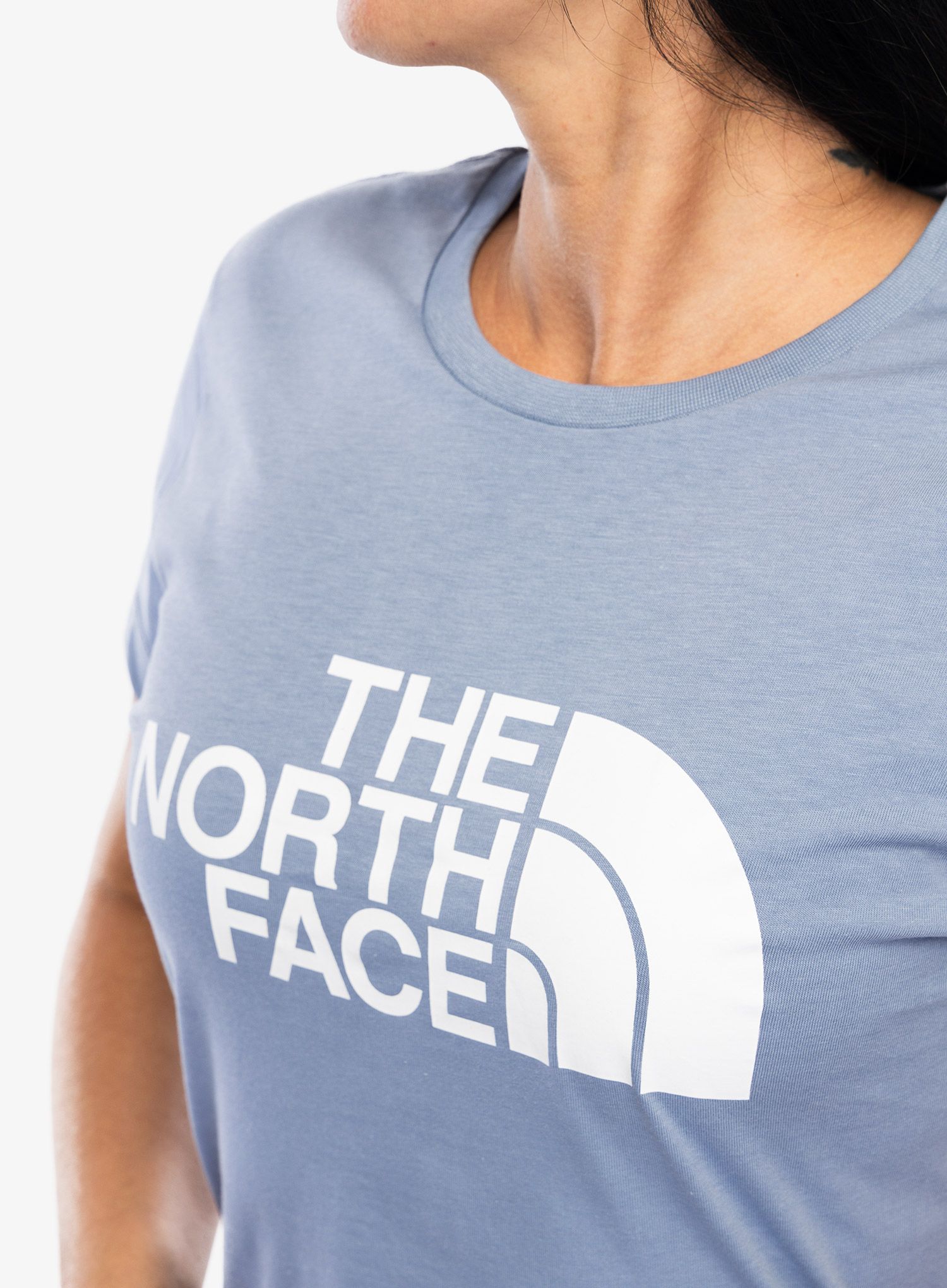 Dámské tričko s potiskem The North Face Easy Tee S/S - folk blue
