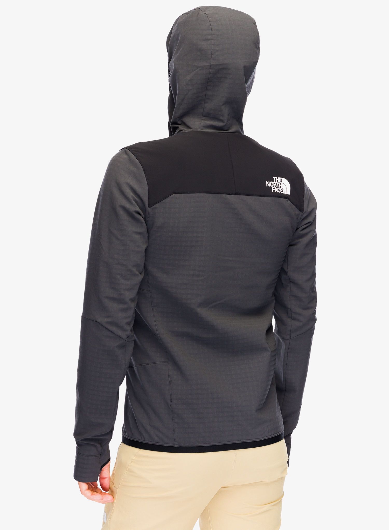 Hybridní bunda The North Face Elixir Hybrid Ventrix Midlayer - asphalt grey/tnf black