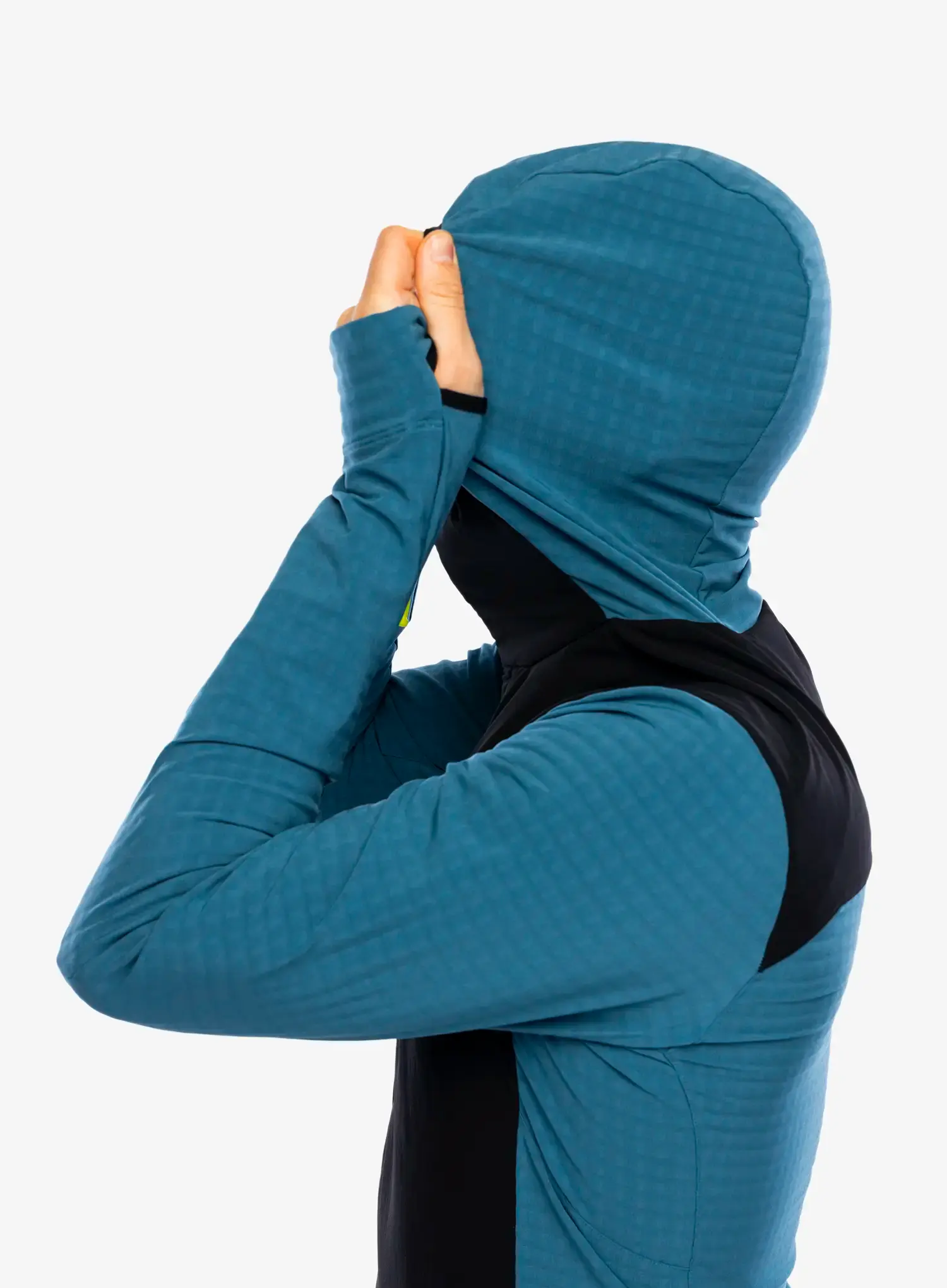 Hybridní bunda The North Face Elixir Hybrid Ventrix Midlayer - mallard blue/tnf black