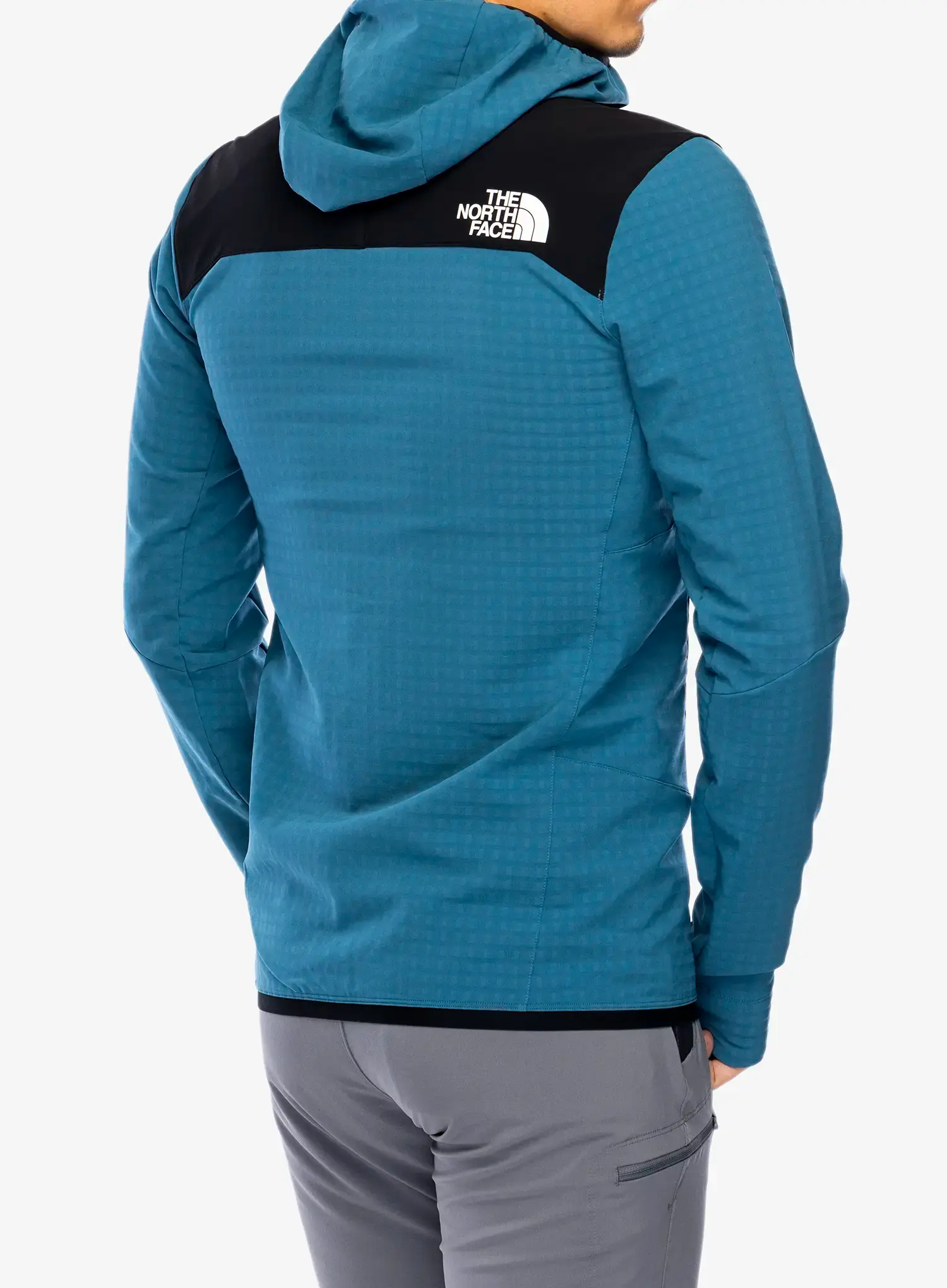 Hybridní bunda The North Face Elixir Hybrid Ventrix Midlayer - mallard blue/tnf black