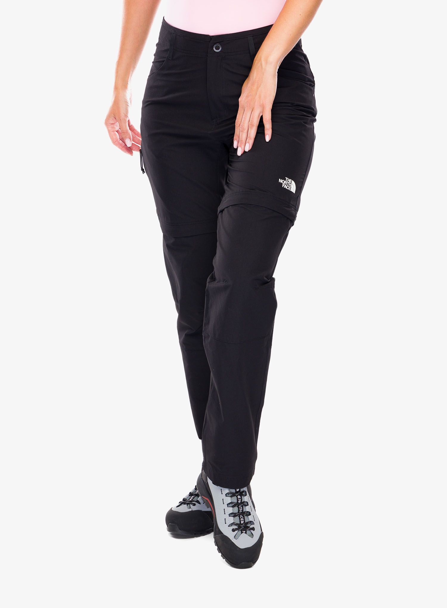 Kalhoty dámské The North Face Exploration Conv Reg Straight Pant-Eu - tnf black