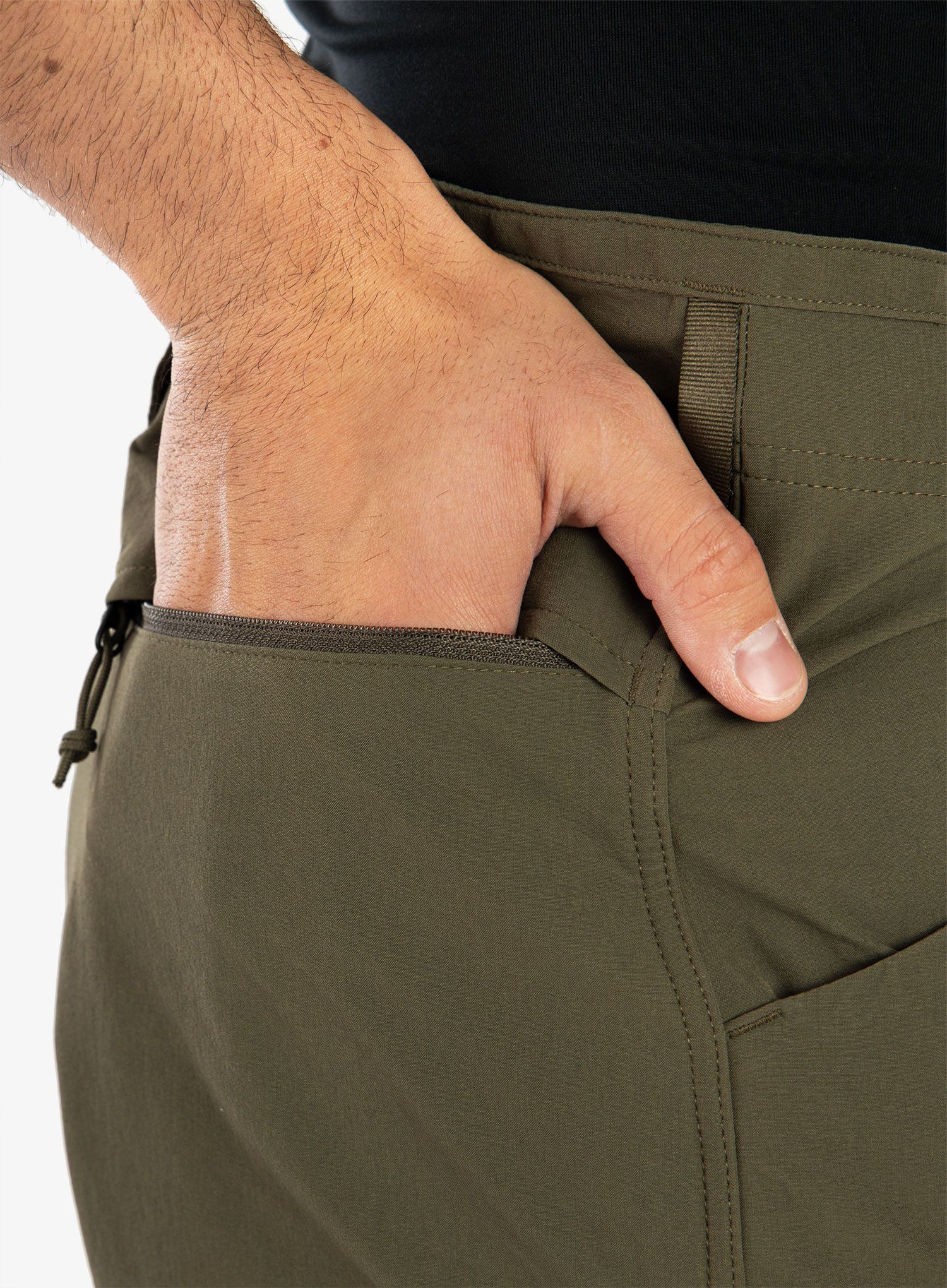 Turistické kalhoty The North Face Exploration Conv Reg Tapered Pant - taupe green