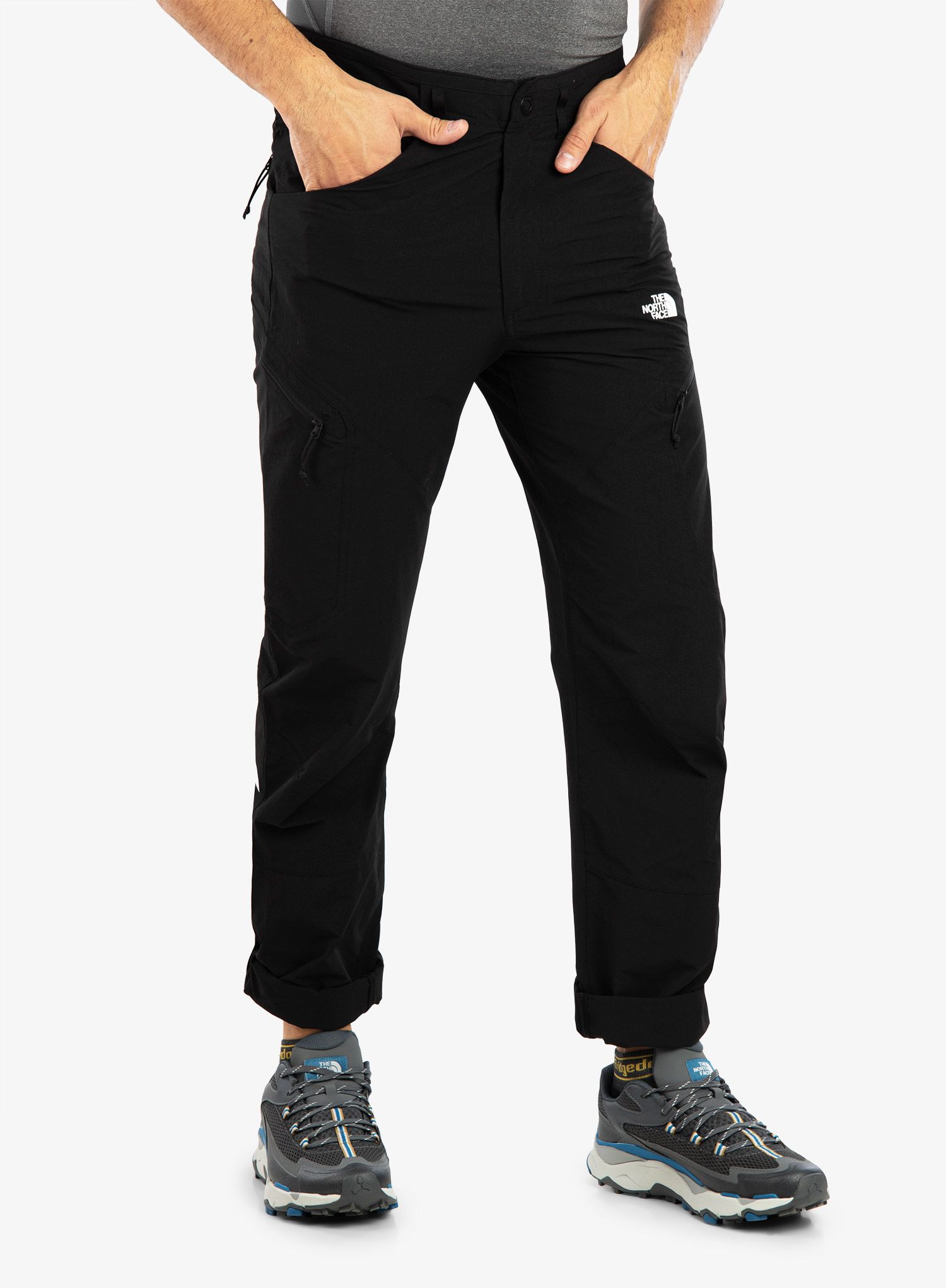 Turistické kalhoty The North Face Exploration Reg Tapered Pant - black