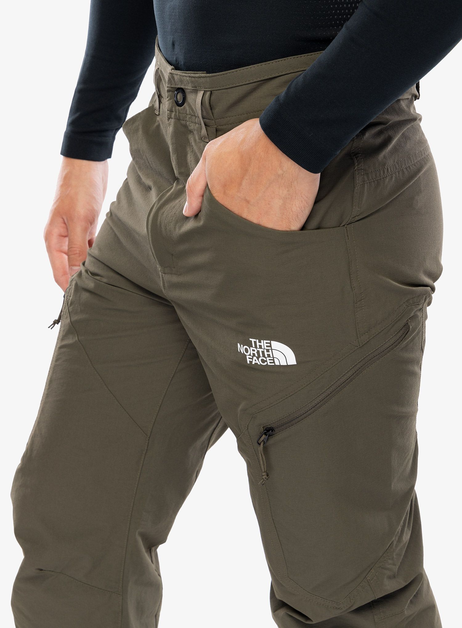 Turistické kalhoty The North Face Exploration Reg Tapered Pant - new taupe green