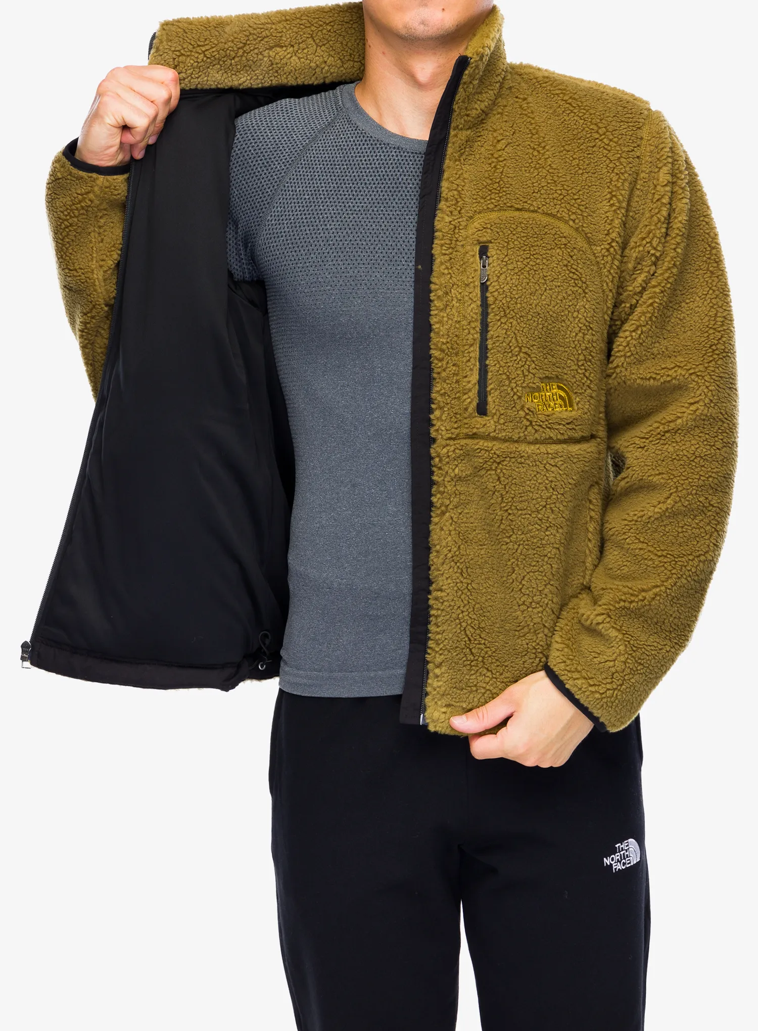 Fleecová bunda The North Face Extreme Pile 2 FZ Jacket - moss green/tnf black