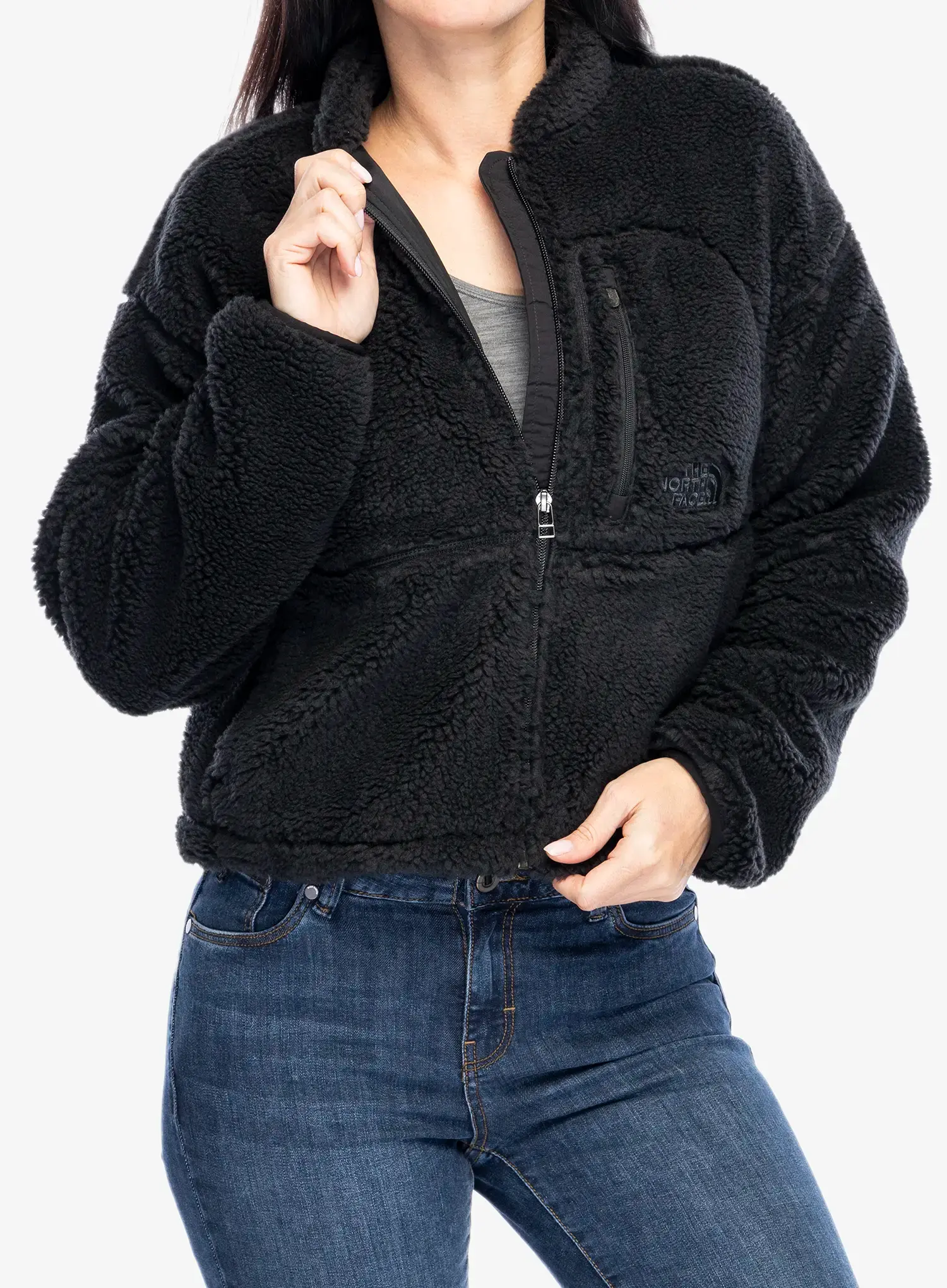 Fleecová mikina dámská The North Face Extreme Pile 2 FZ Jacket - tnf black